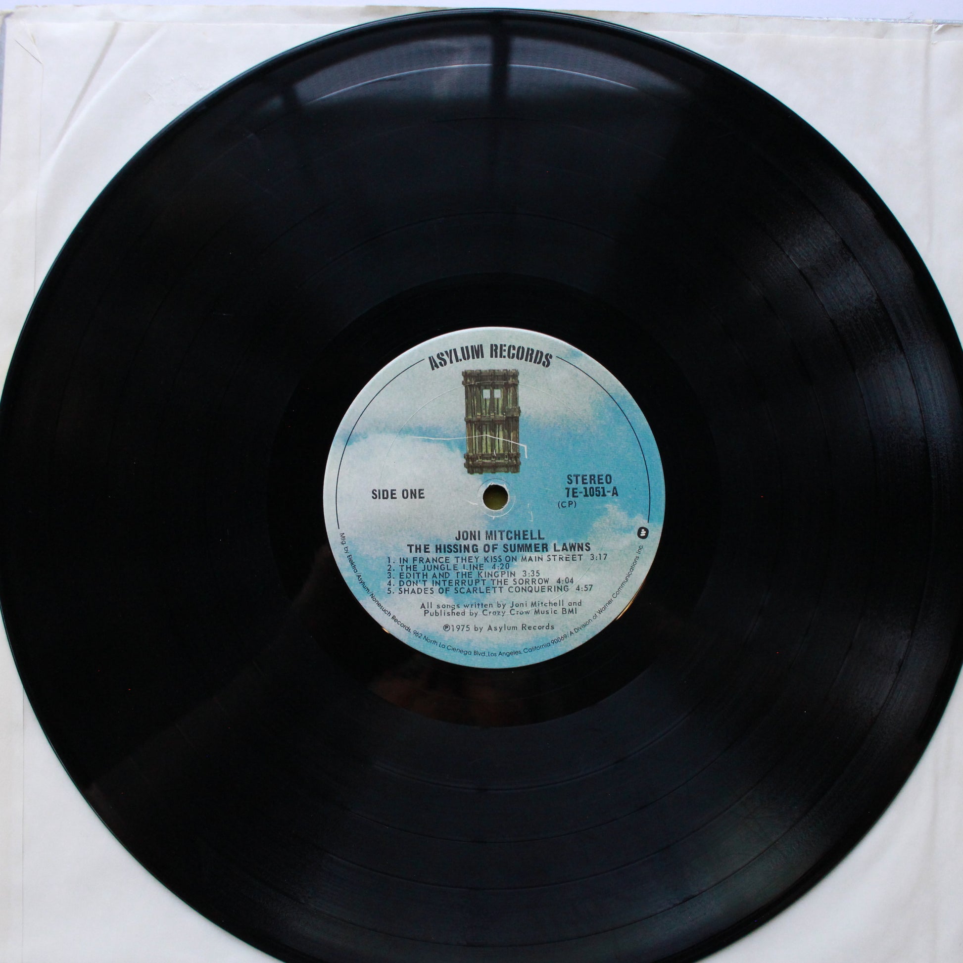 Joni Mitchell : The Hissing Of Summer Lawns (LP,Album,Stereo)