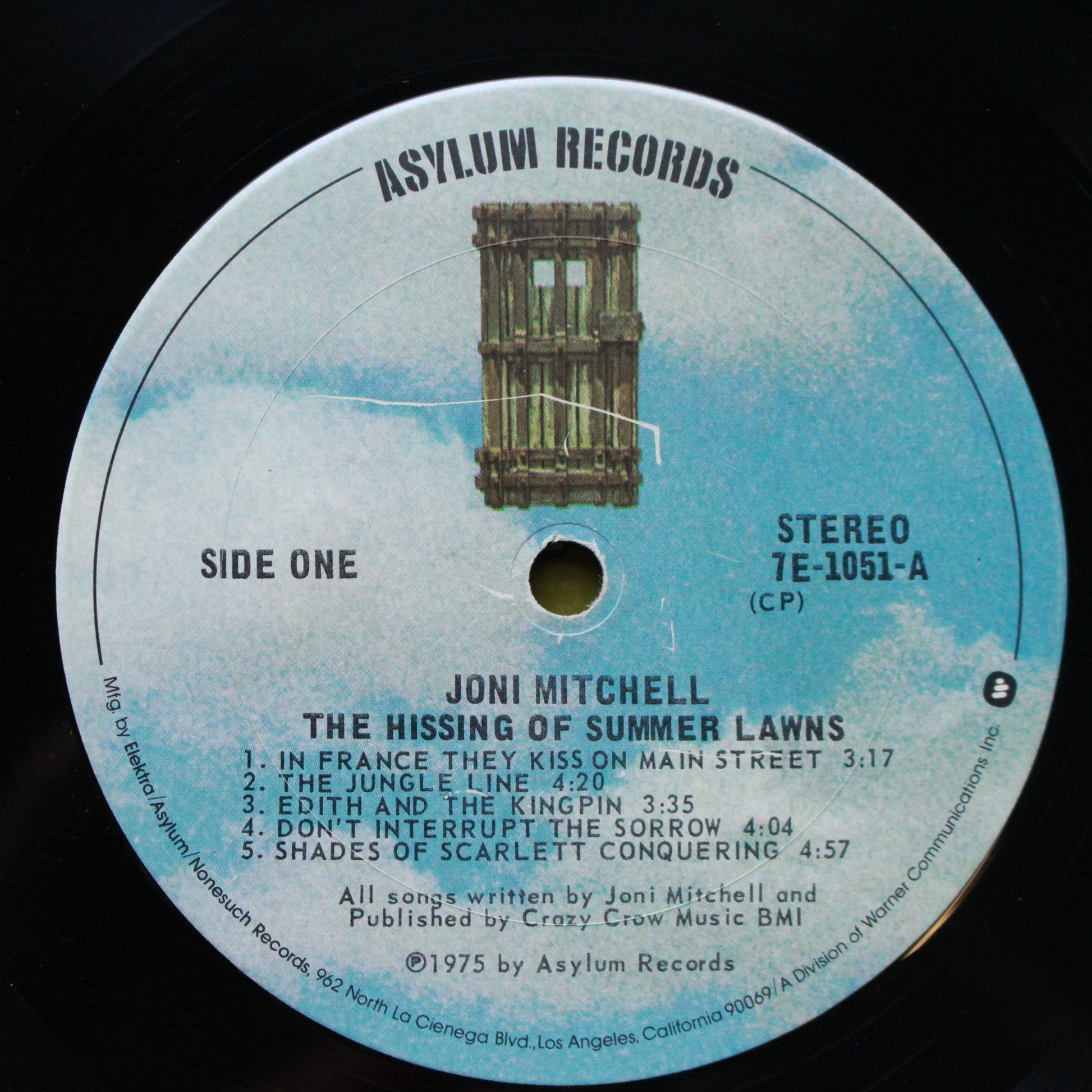 Joni Mitchell : The Hissing Of Summer Lawns (LP,Album,Stereo)