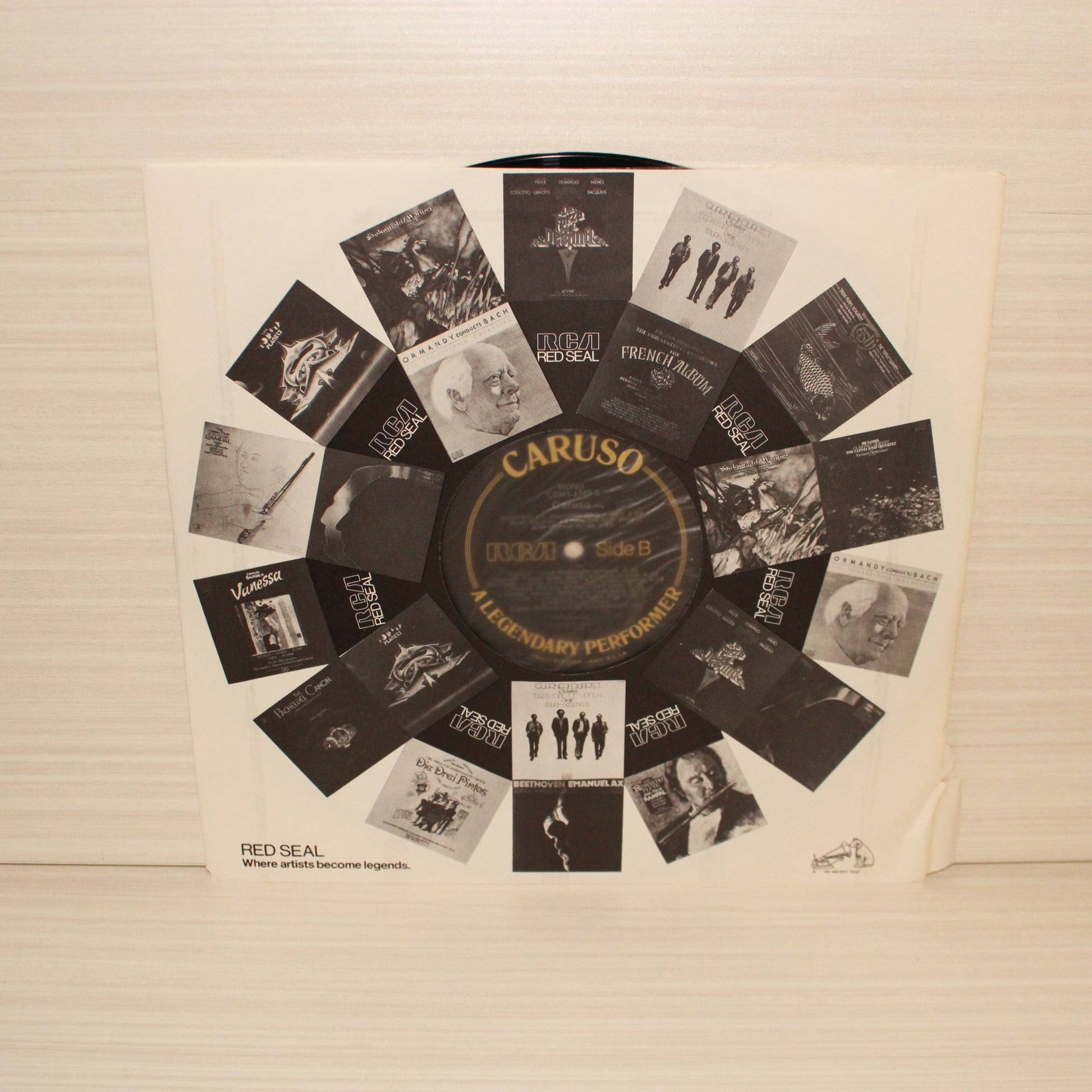 Enrico Caruso : A Legendary Performer (LP,Compilation,Mono)