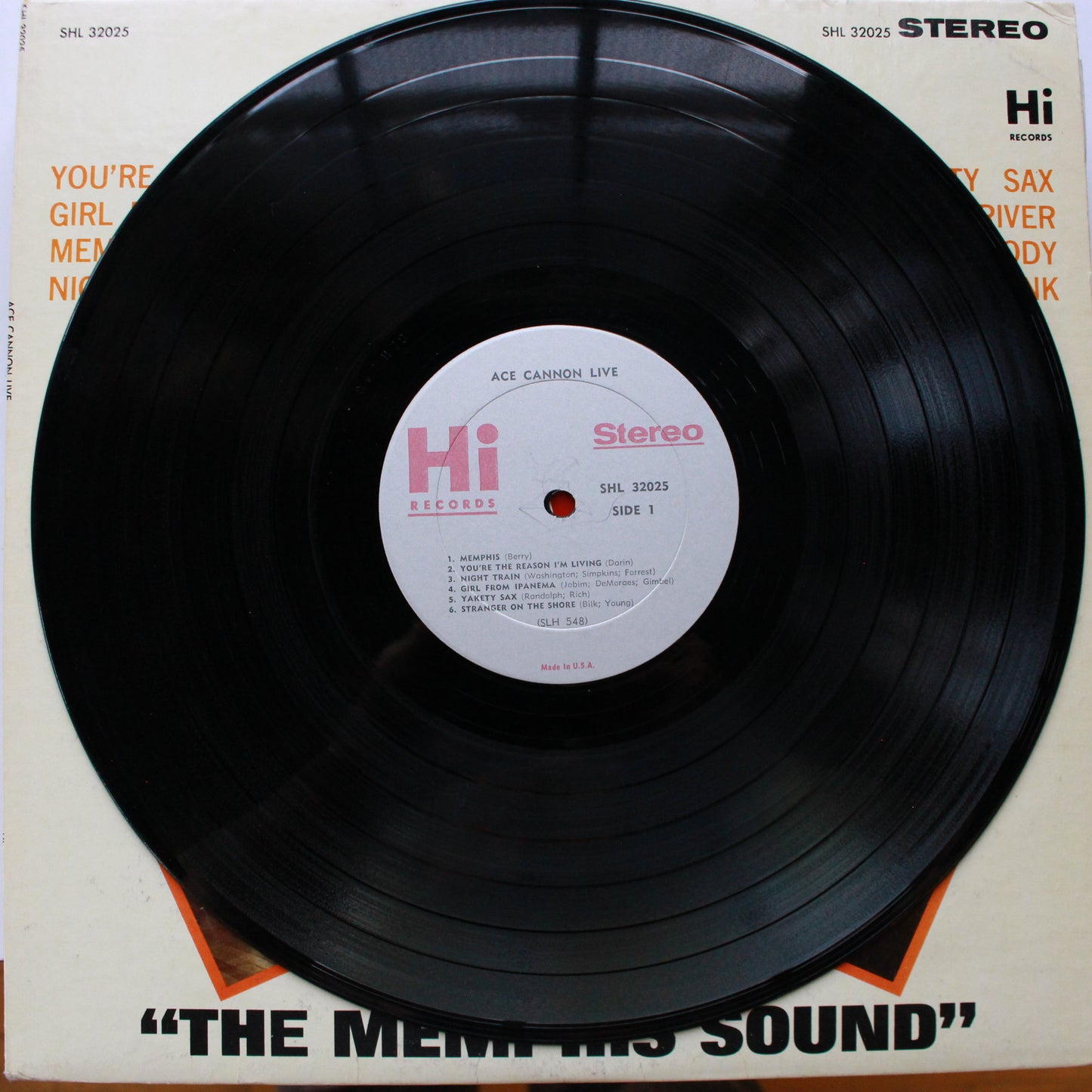 Ace Cannon : Live (LP,Stereo)