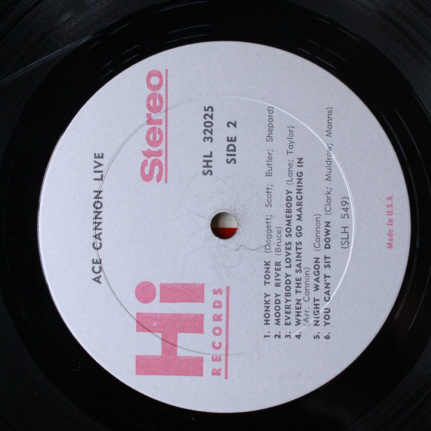Ace Cannon : Live (LP,Stereo)