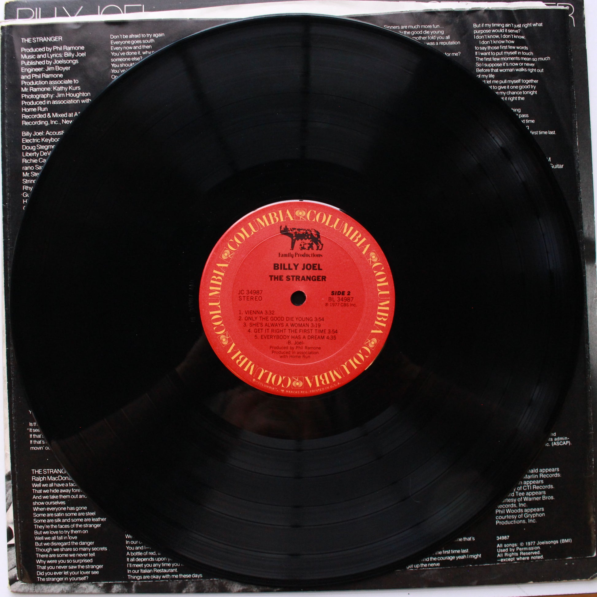 Billy Joel : The Stranger (LP,Album)