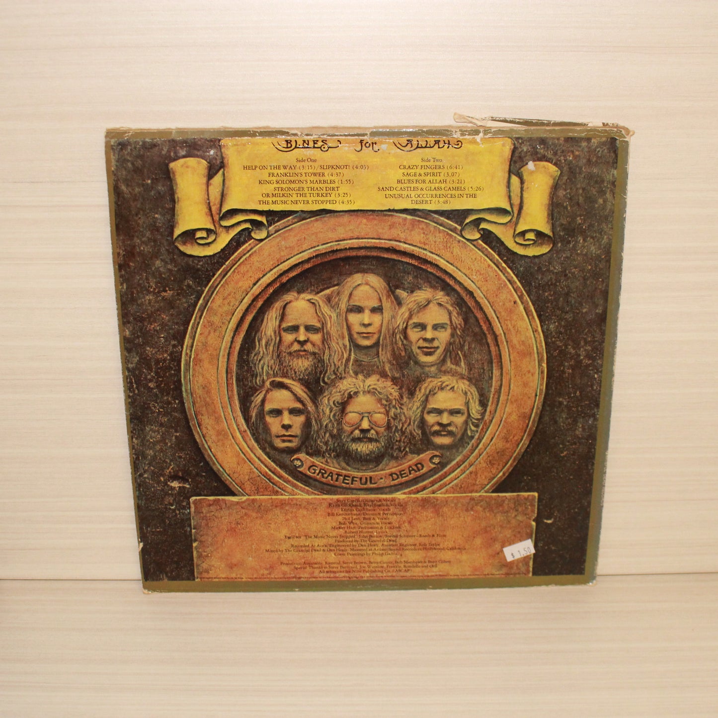 The Grateful Dead : Blues For Allah (LP,Album,Reissue)