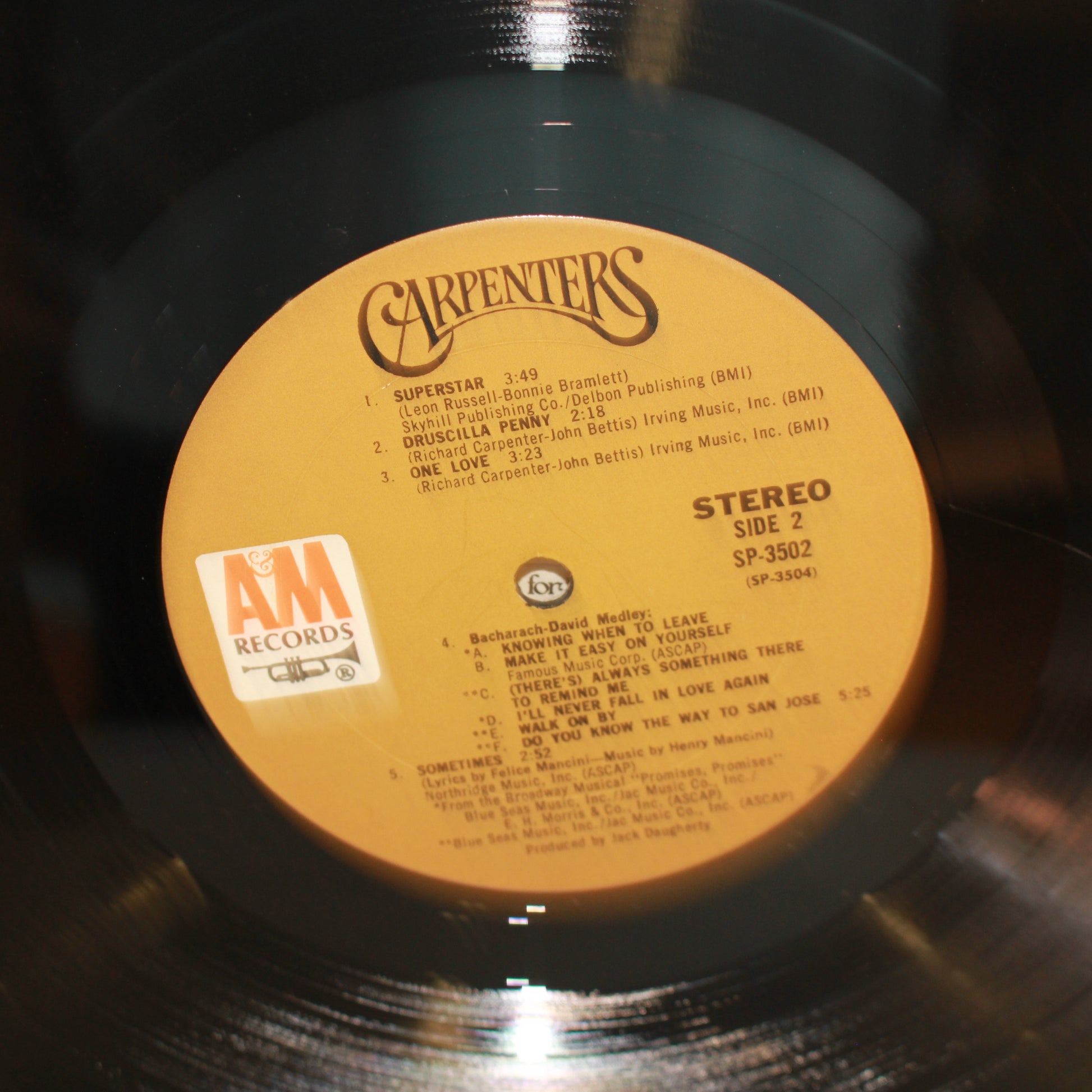 Carpenters : Carpenters (LP,Album,Stereo)
