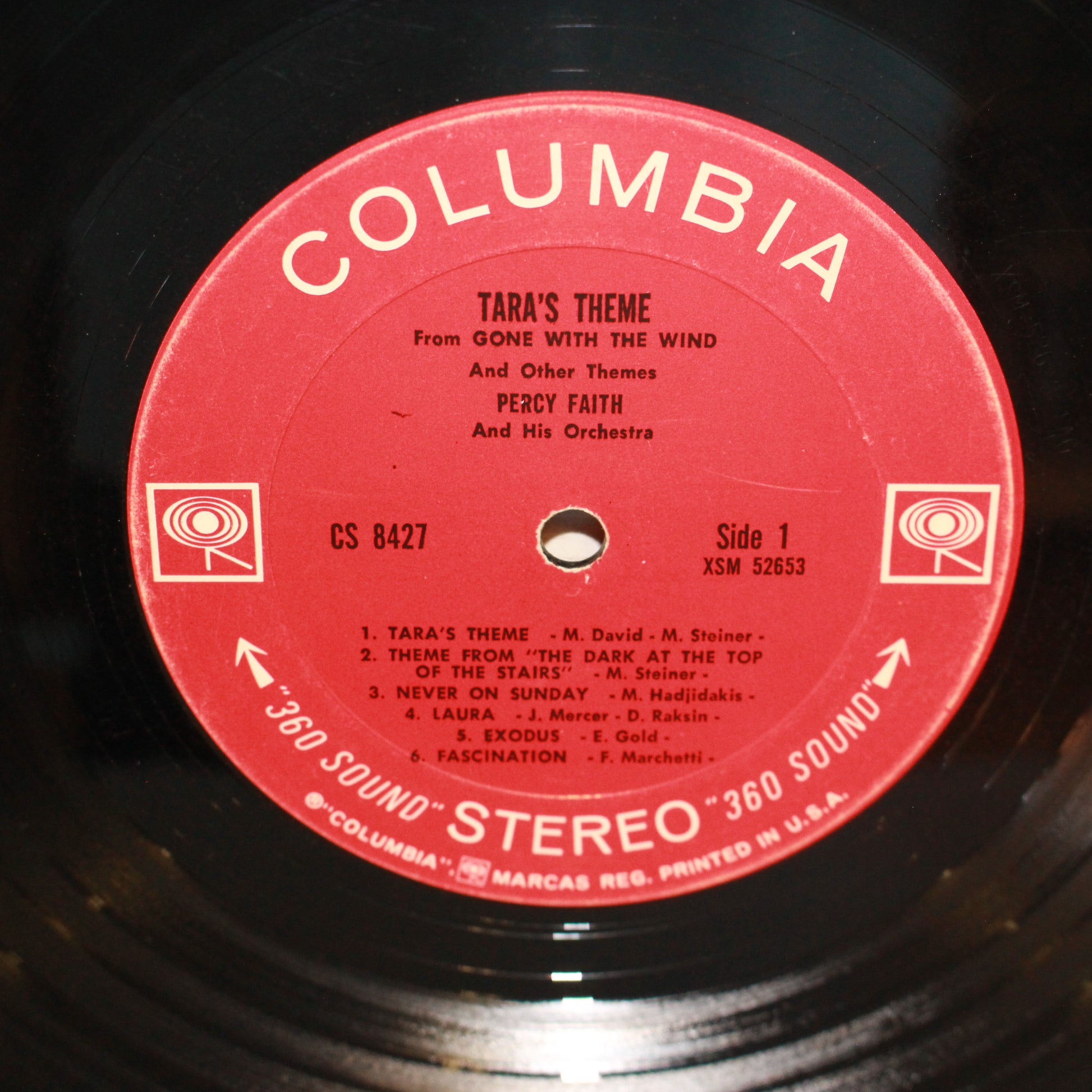 Percy Faith & His Orchestra : Tara's Theme From "Gone With The Wind" And Other Movie Themes (LP,Compilation,Reissue,Stereo)