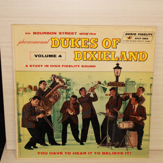 The Dukes Of Dixieland : On Bourbon Street With The Dukes Of Dixieland, Volume 4 (LP,Album,Mono)