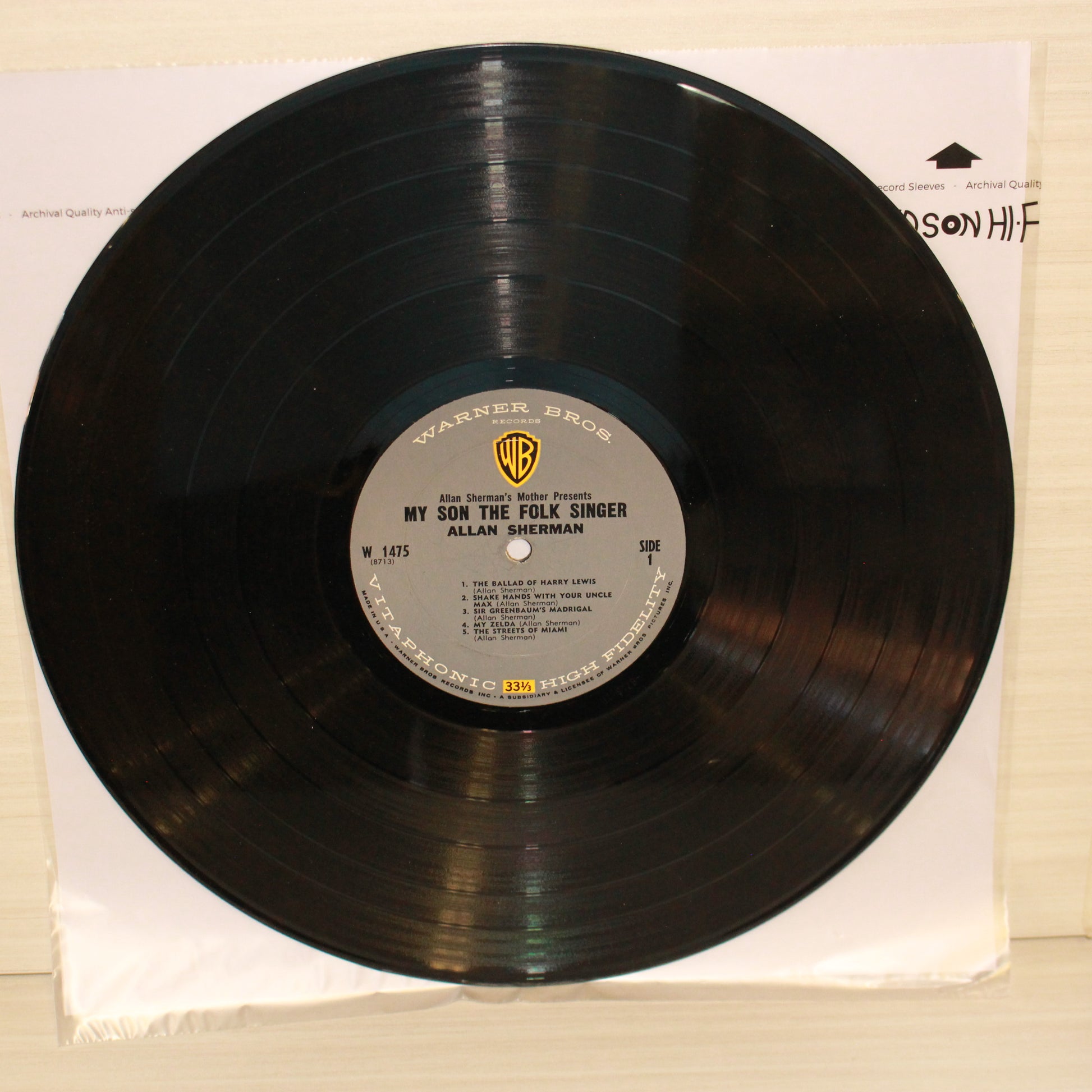 Allan Sherman : My Son, The Folk Singer (LP,Album,Mono)