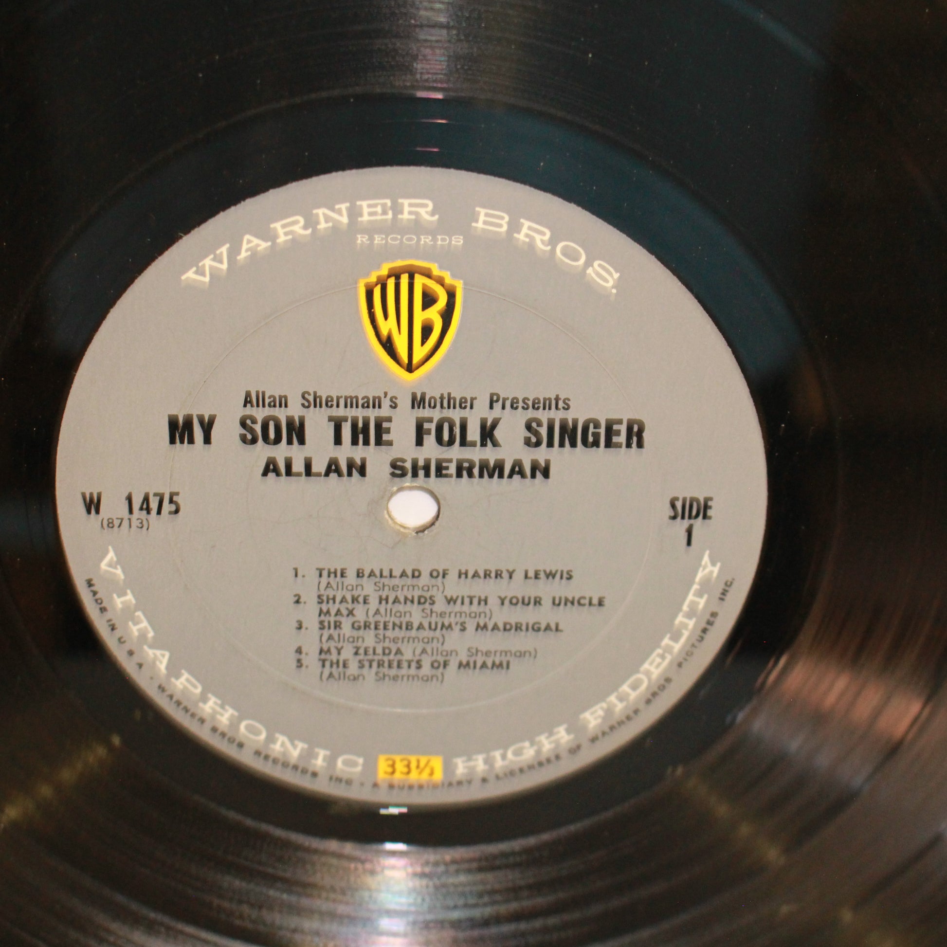 Allan Sherman : My Son, The Folk Singer (LP,Album,Mono)