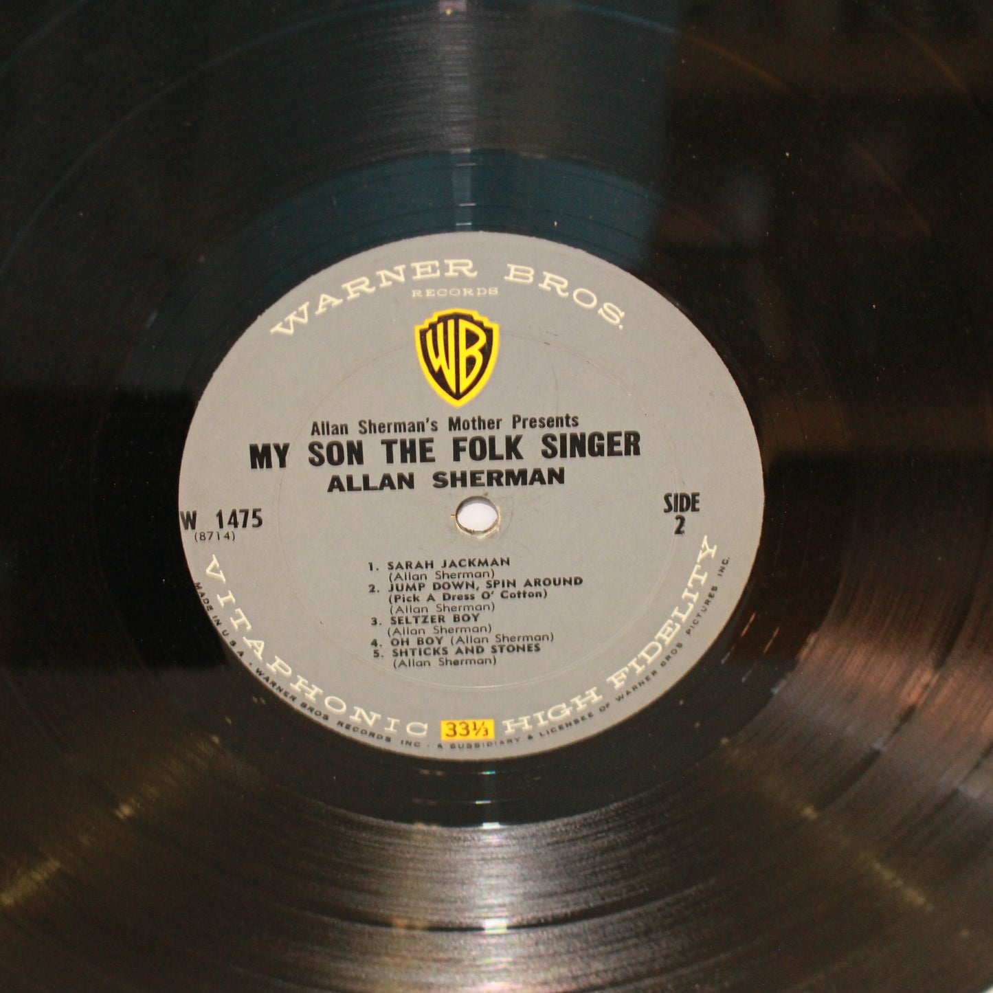 Allan Sherman : My Son, The Folk Singer (LP,Album,Mono)