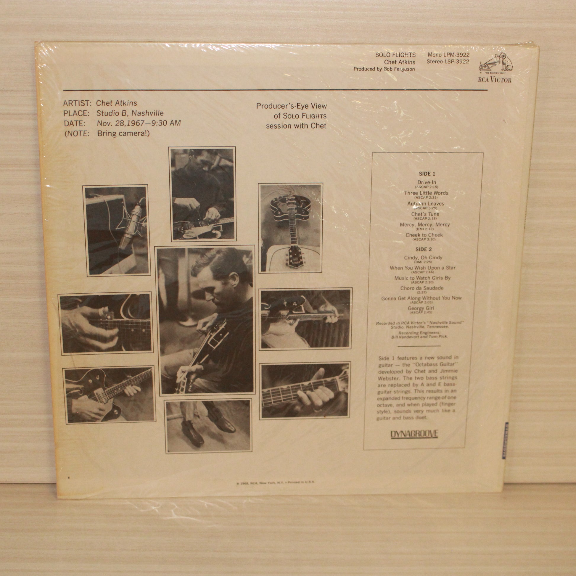 Chet Atkins : Solo Flights (LP,Album)