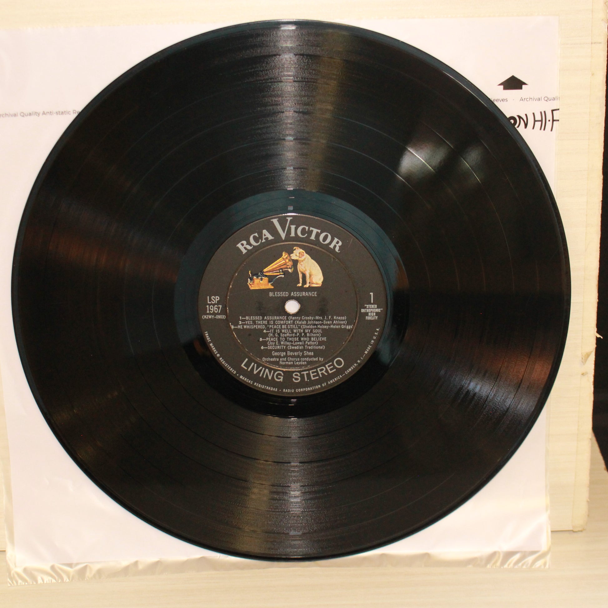 George Beverly Shea : Blessed Assurance (LP,Misprint,Stereo)