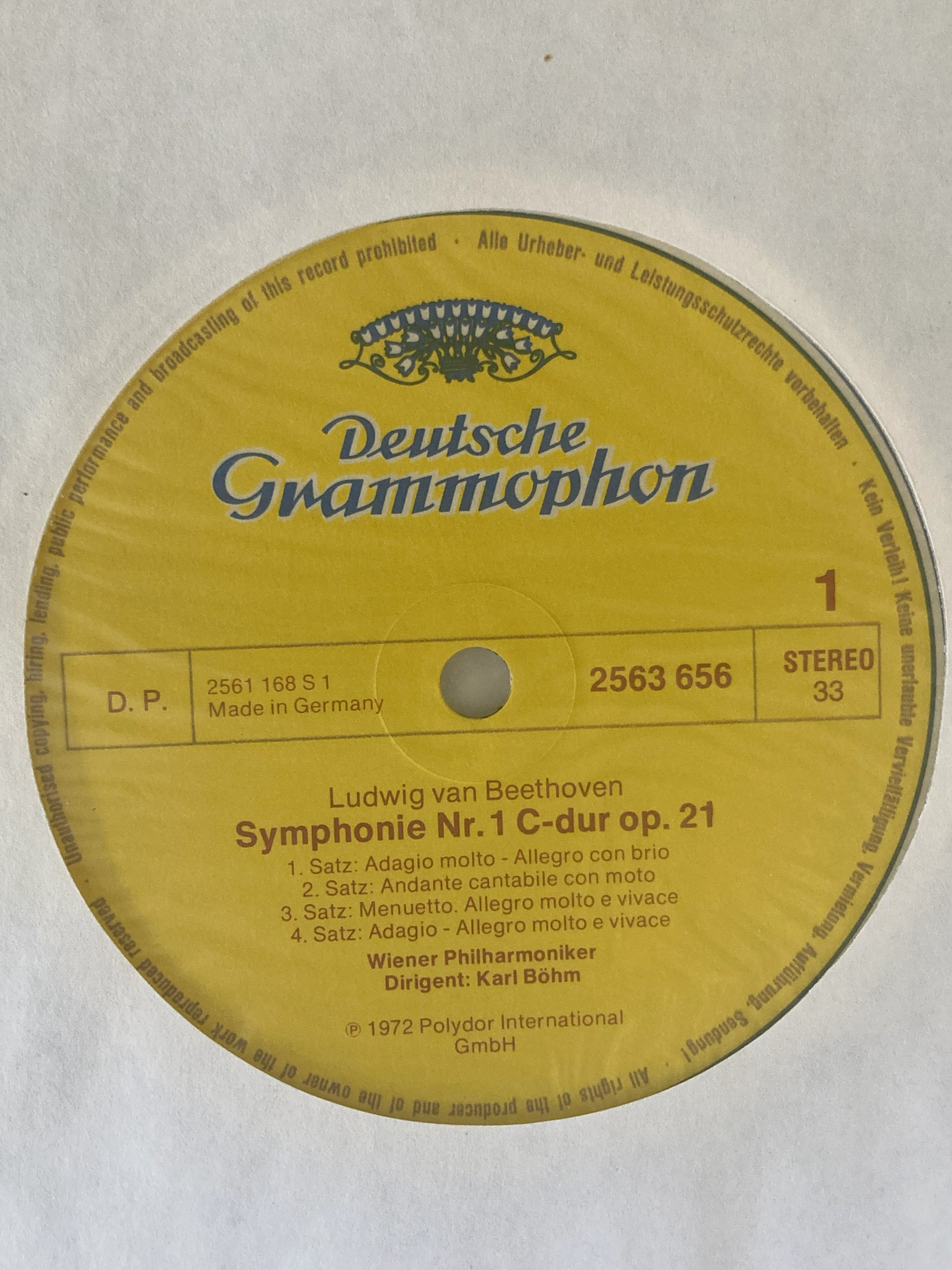 Ludwig van Beethoven – Wiener Philharmoniker, Karl Böhm : 9 Symphonien (LP)