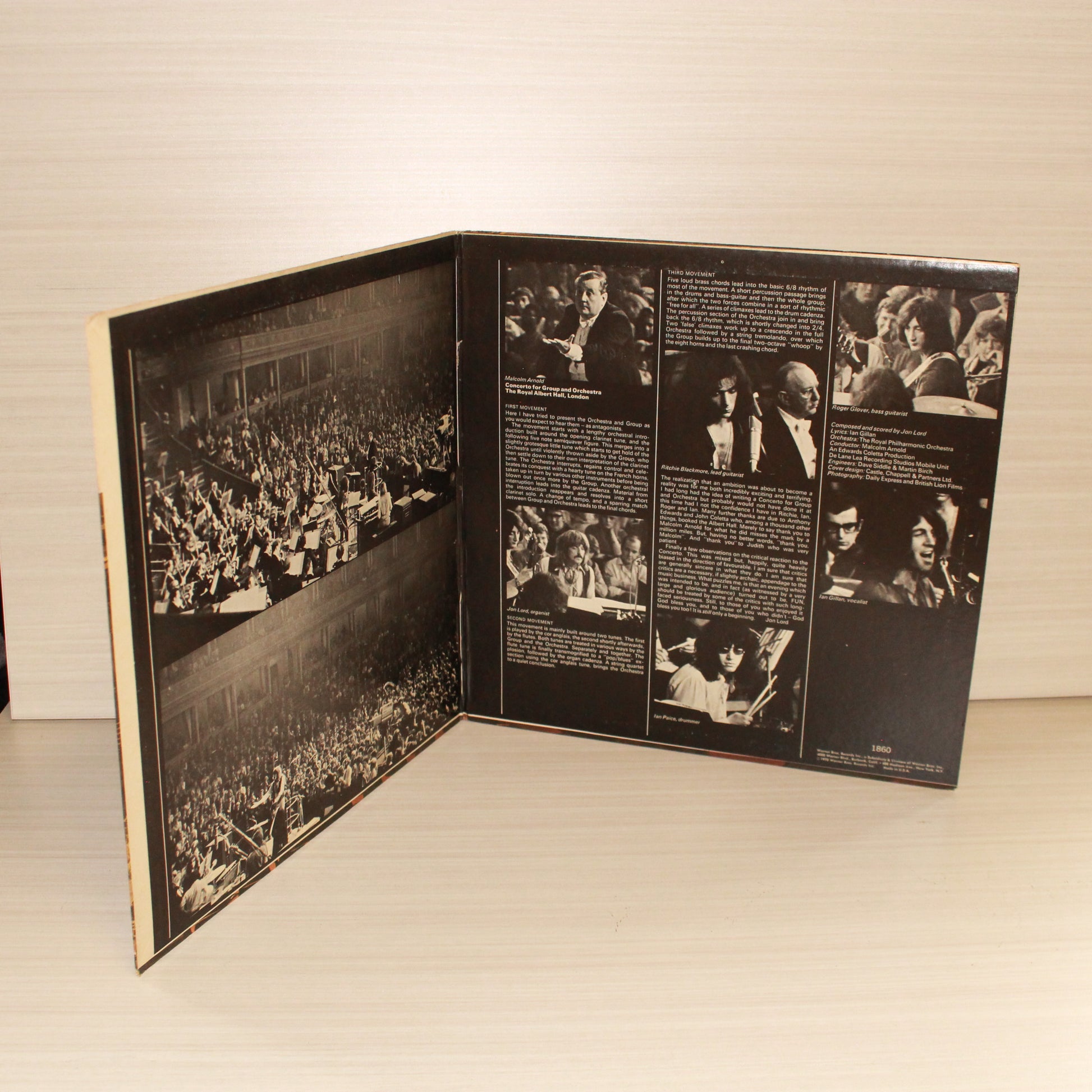 Deep Purple, Royal Philharmonic Orchestra : Concerto For Group And Orchestra (LP,Album,Repress)