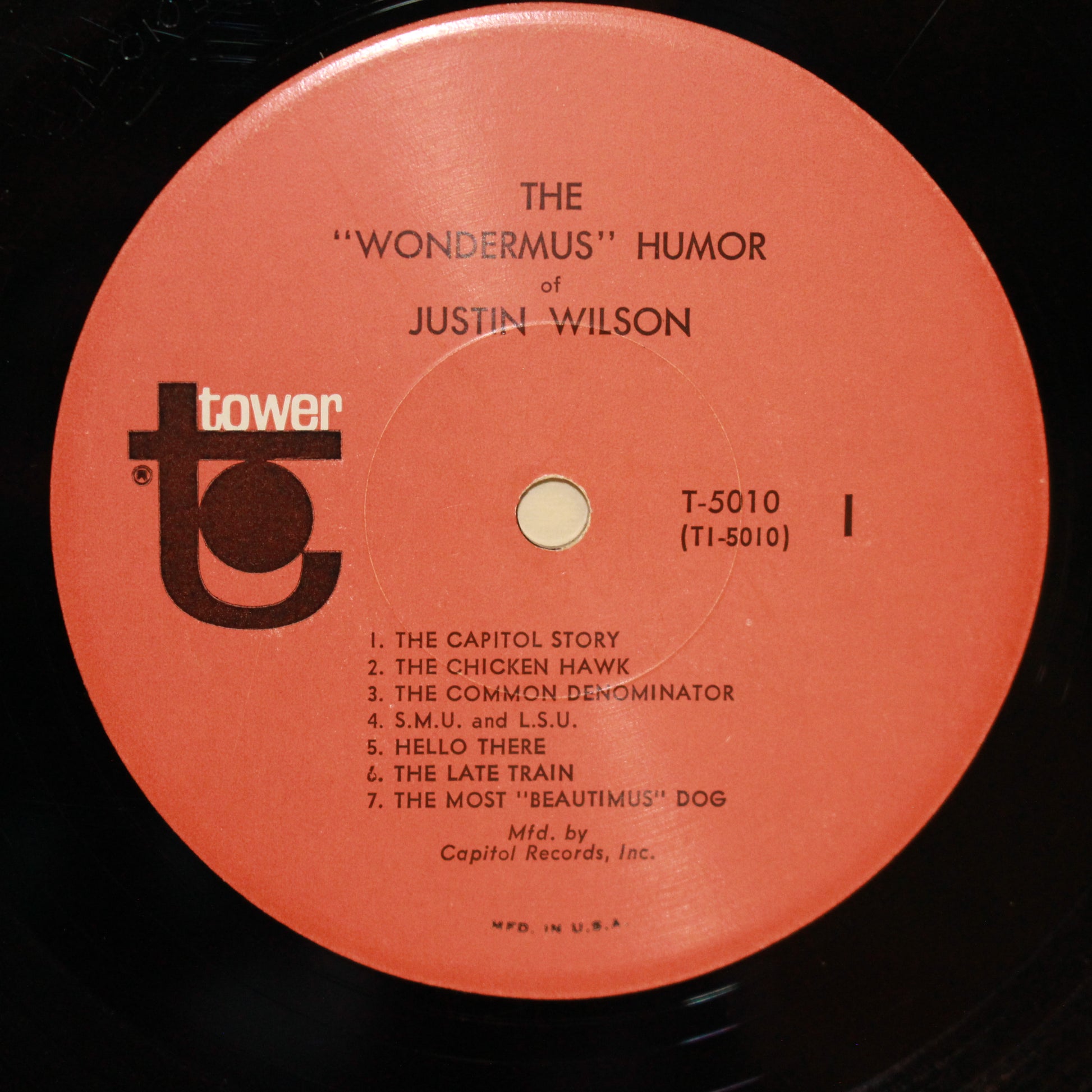 Justin Wilson : The "Wondermus" Humor Of Justin Wilson (LP,Album,Mono)