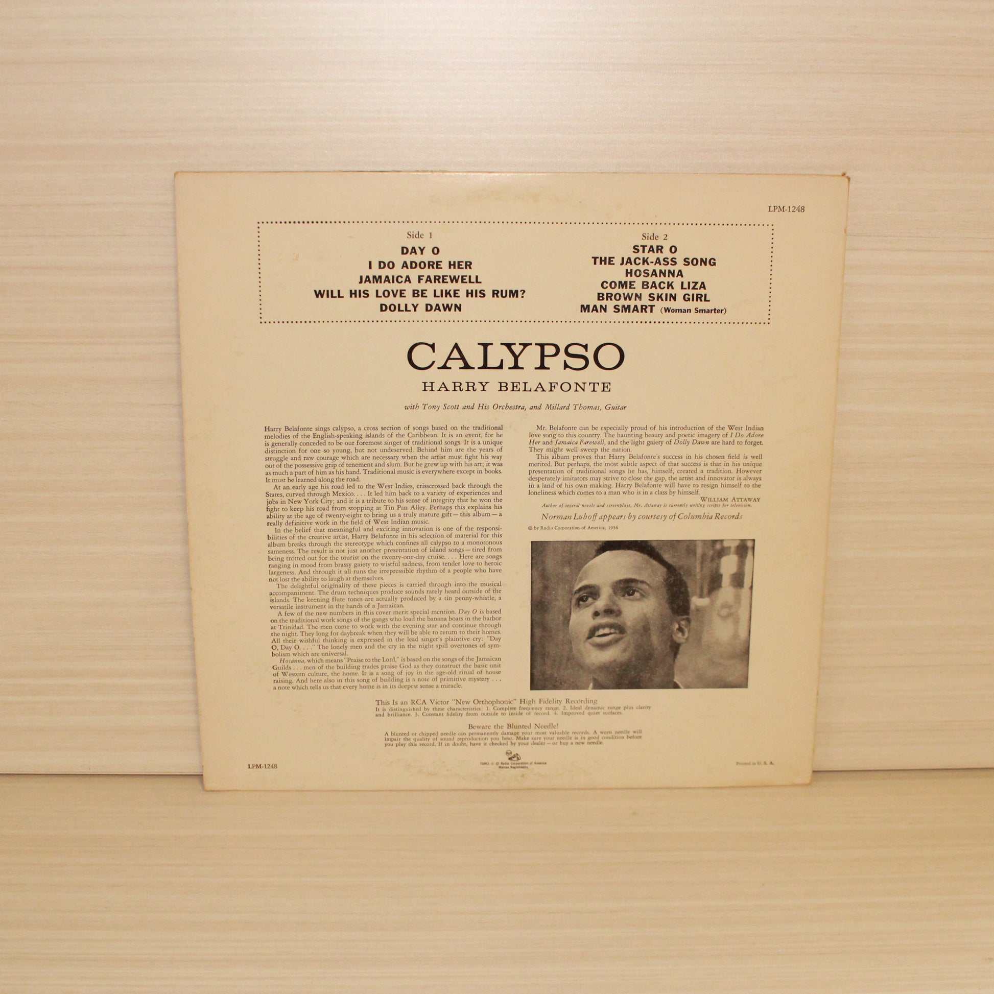 Harry Belafonte : Calypso (LP,Album,Mono)