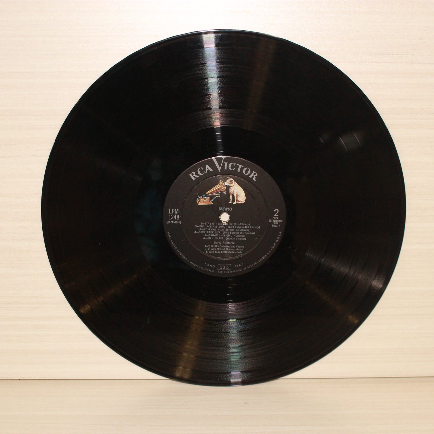 Harry Belafonte : Calypso (LP,Album,Mono)
