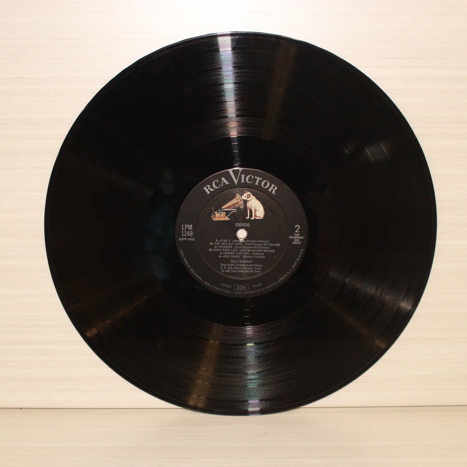 Harry Belafonte : Calypso (LP,Album,Mono)