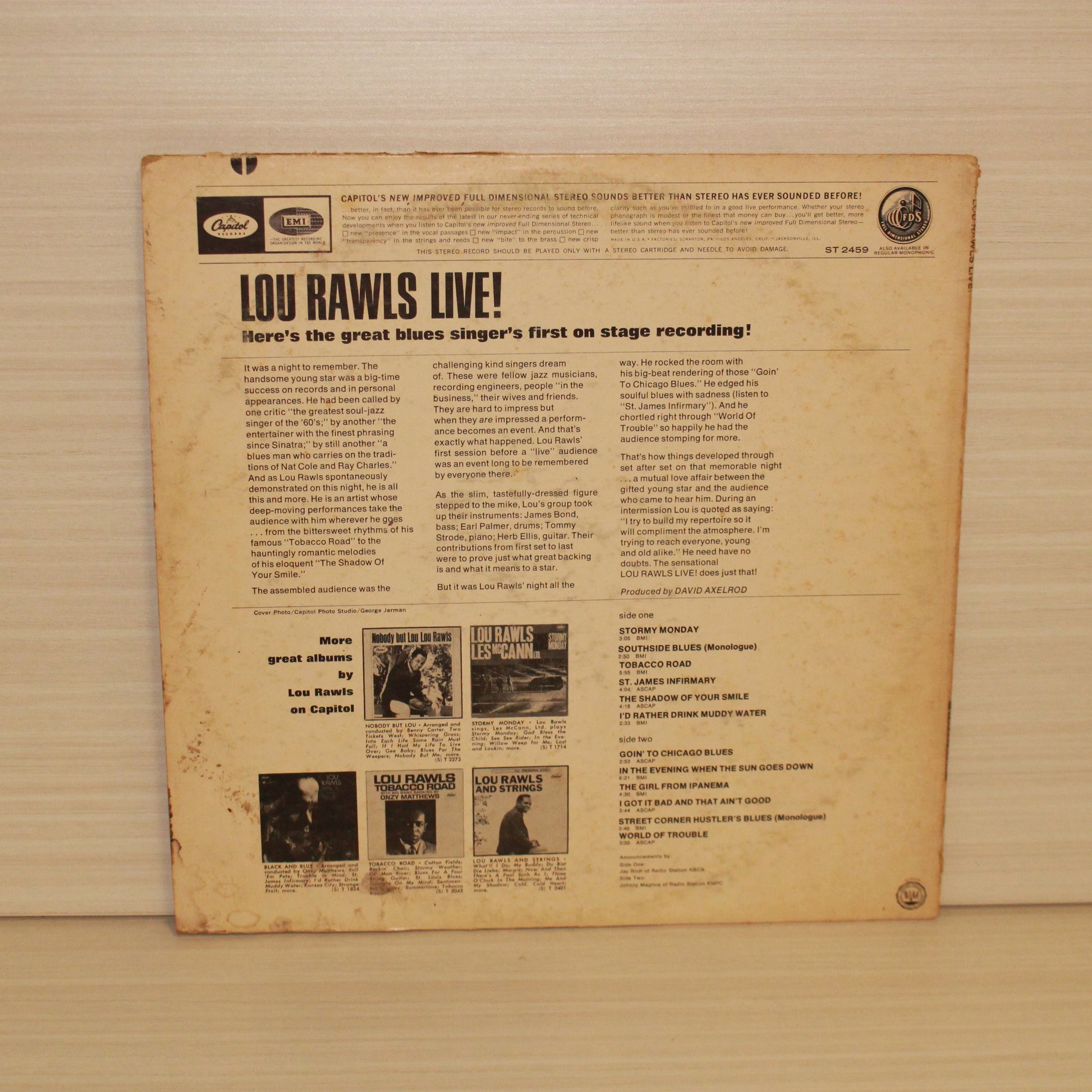 Lou Rawls : Live! (LP,Album,Stereo)