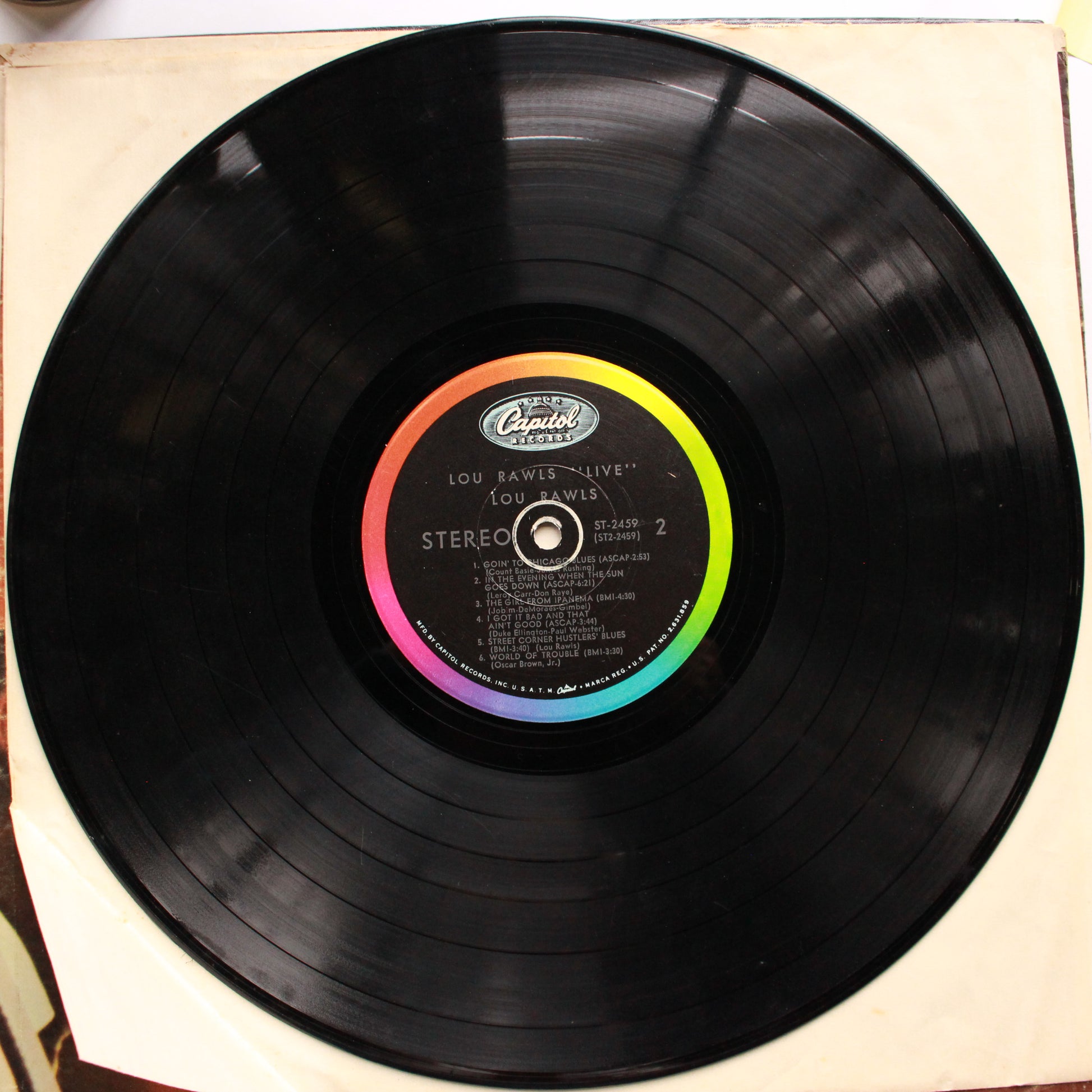 Lou Rawls : Live! (LP,Album,Stereo)