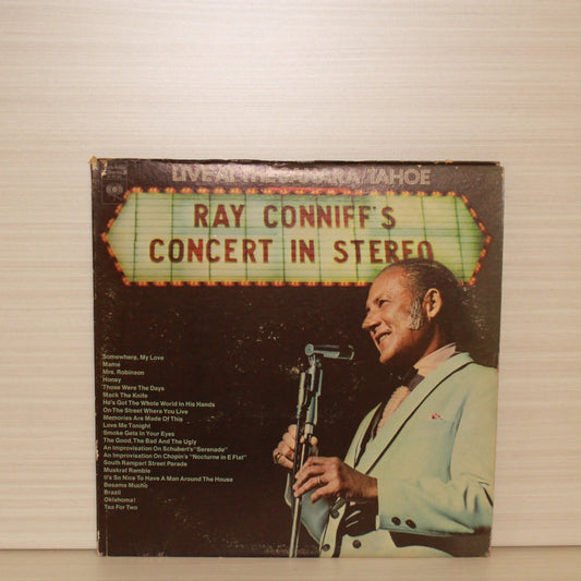 Ray Conniff And The Singers : Ray Conniff's Concert In Stereo (Live At The Sahara/Tahoe) (LP,Album,Stereo)