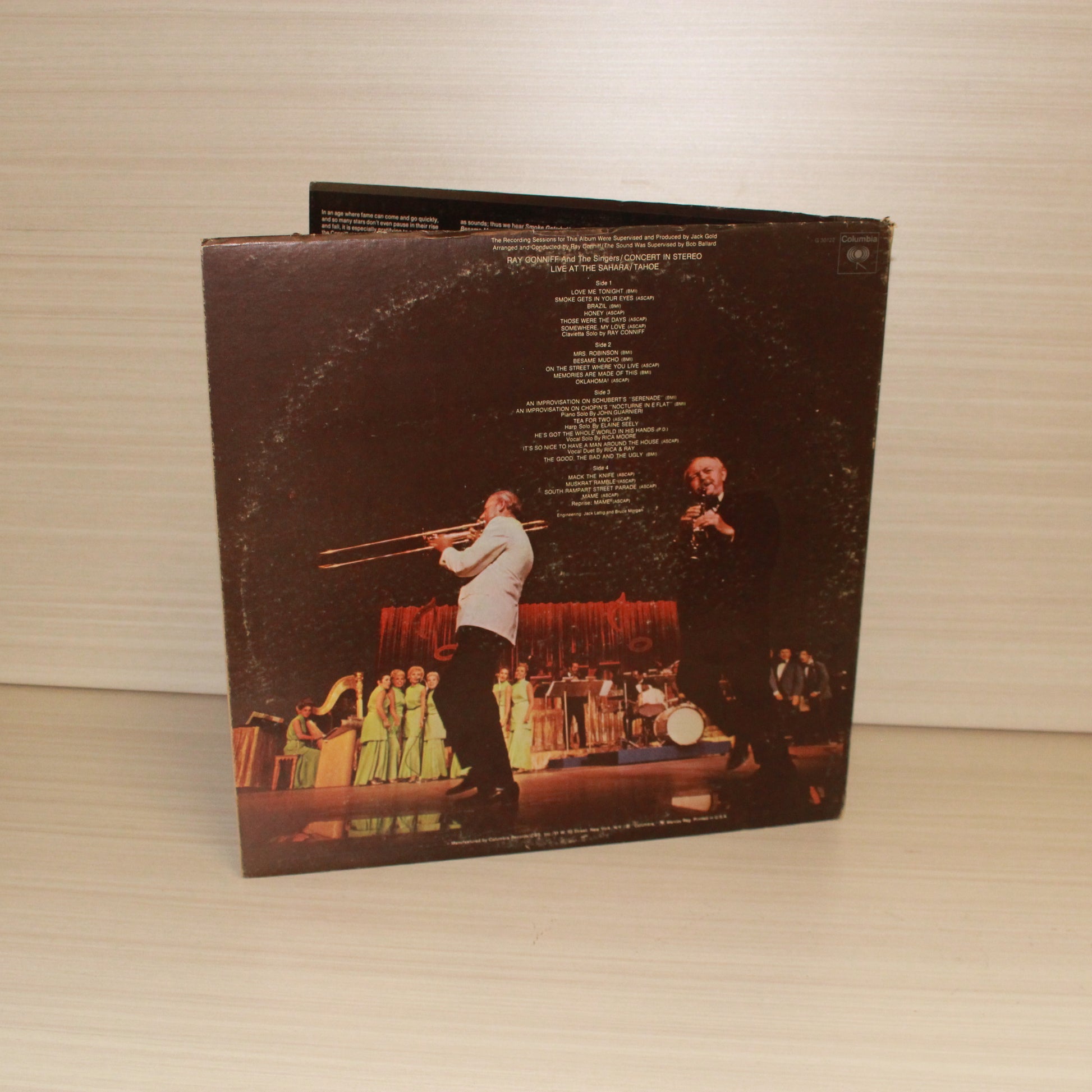 Ray Conniff And The Singers : Ray Conniff's Concert In Stereo (Live At The Sahara/Tahoe) (LP,Album,Stereo)