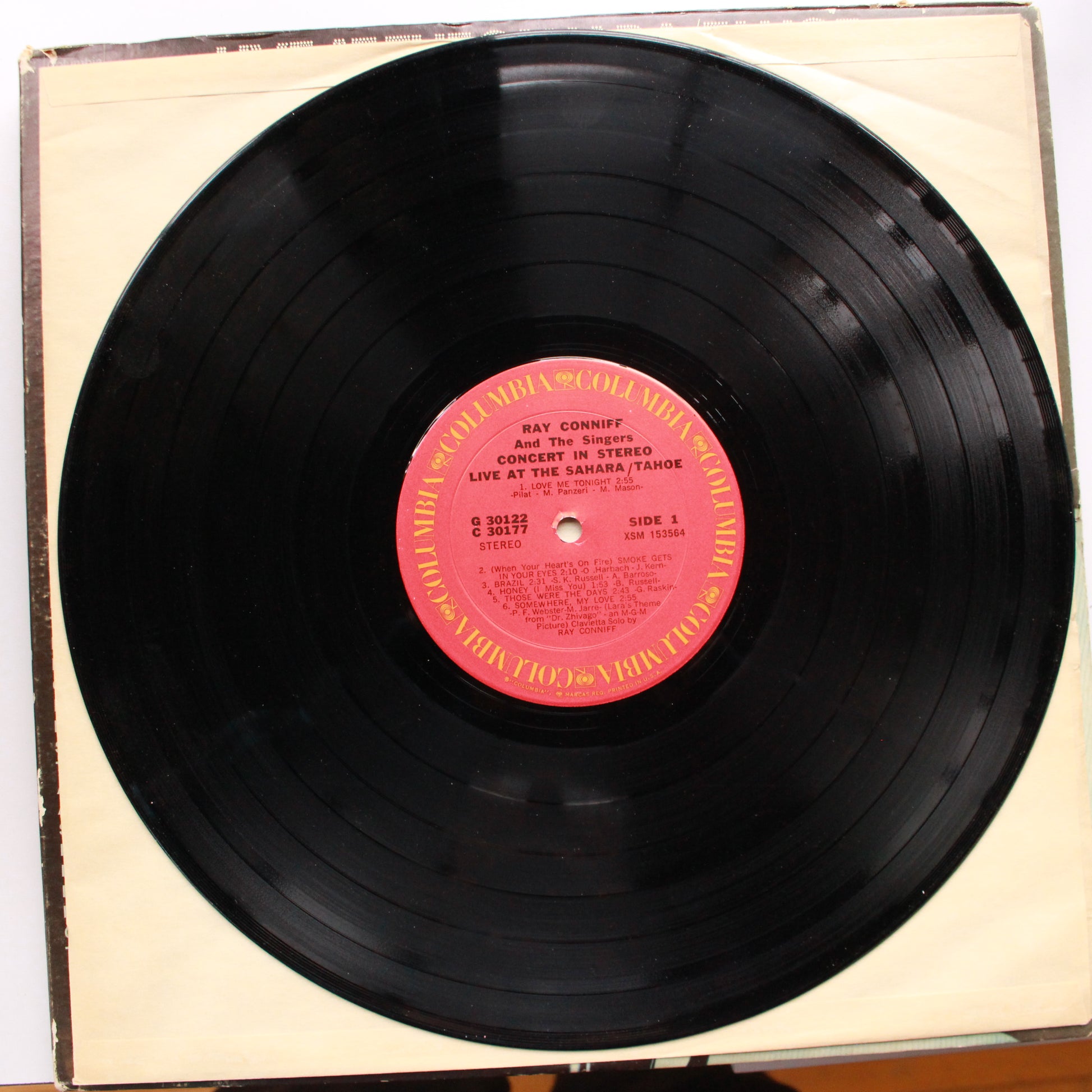Ray Conniff And The Singers : Ray Conniff's Concert In Stereo (Live At The Sahara/Tahoe) (LP,Album,Stereo)