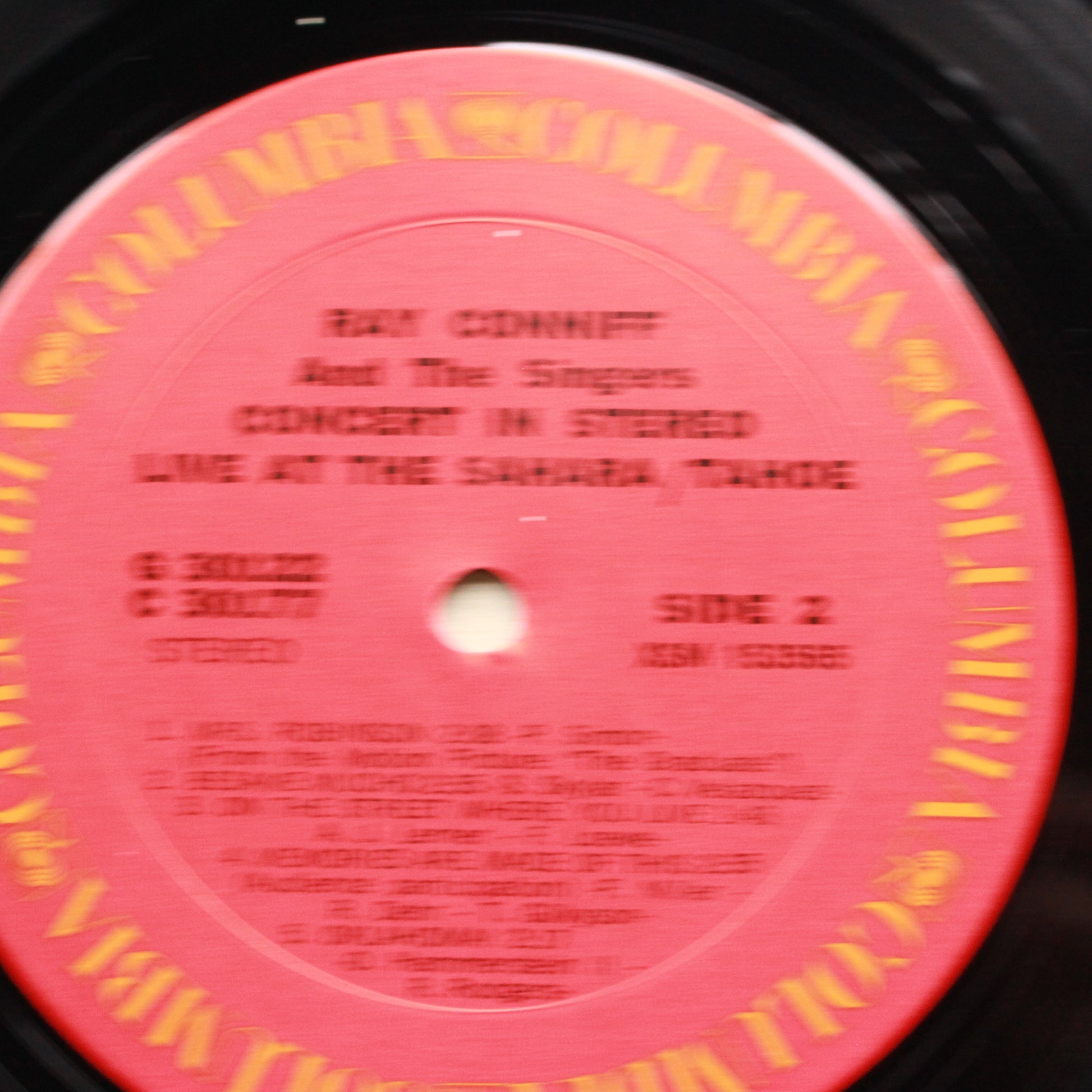 Ray Conniff And The Singers : Ray Conniff's Concert In Stereo (Live At The Sahara/Tahoe) (LP,Album,Stereo)
