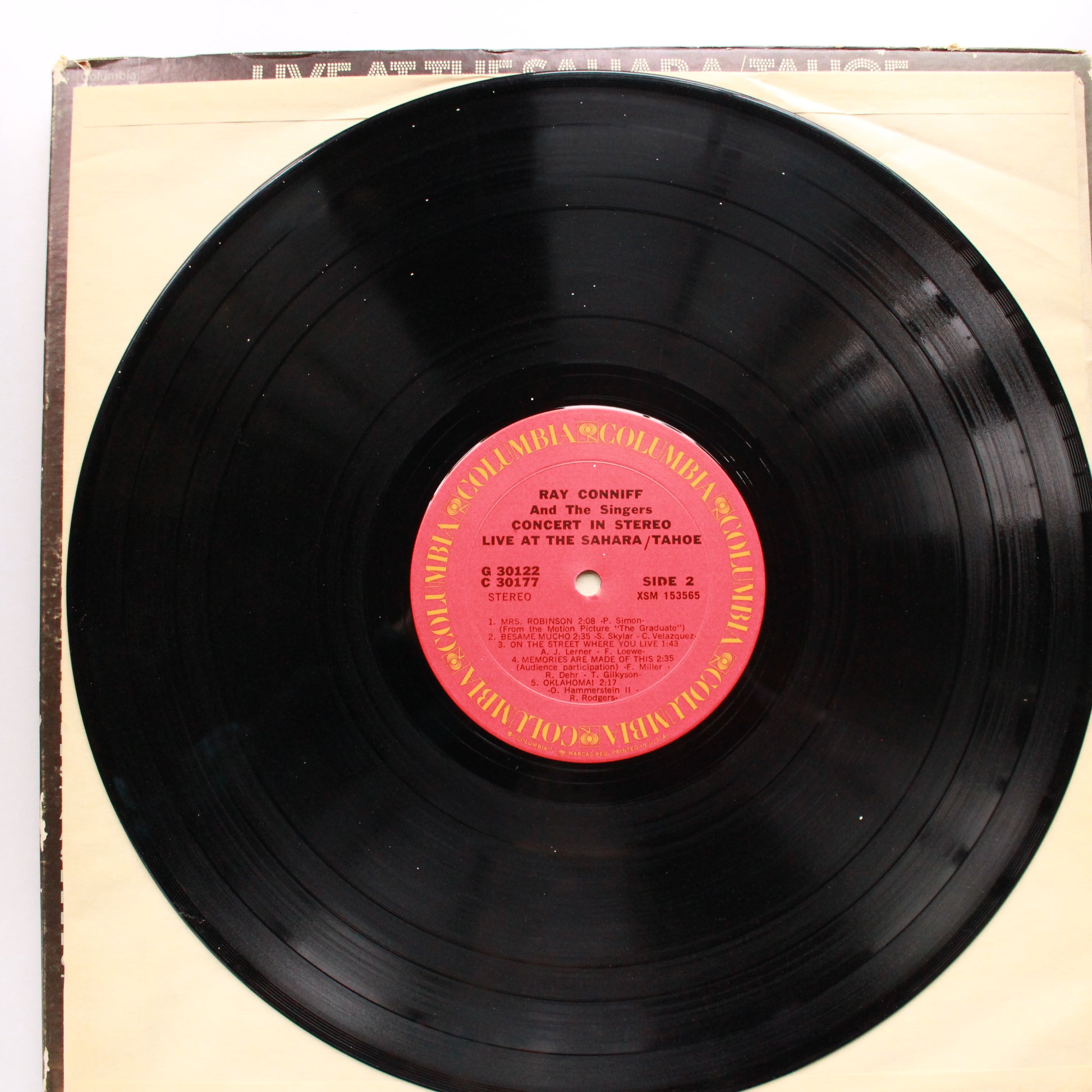 Ray Conniff And The Singers : Ray Conniff's Concert In Stereo (Live At The Sahara/Tahoe) (LP,Album,Stereo)