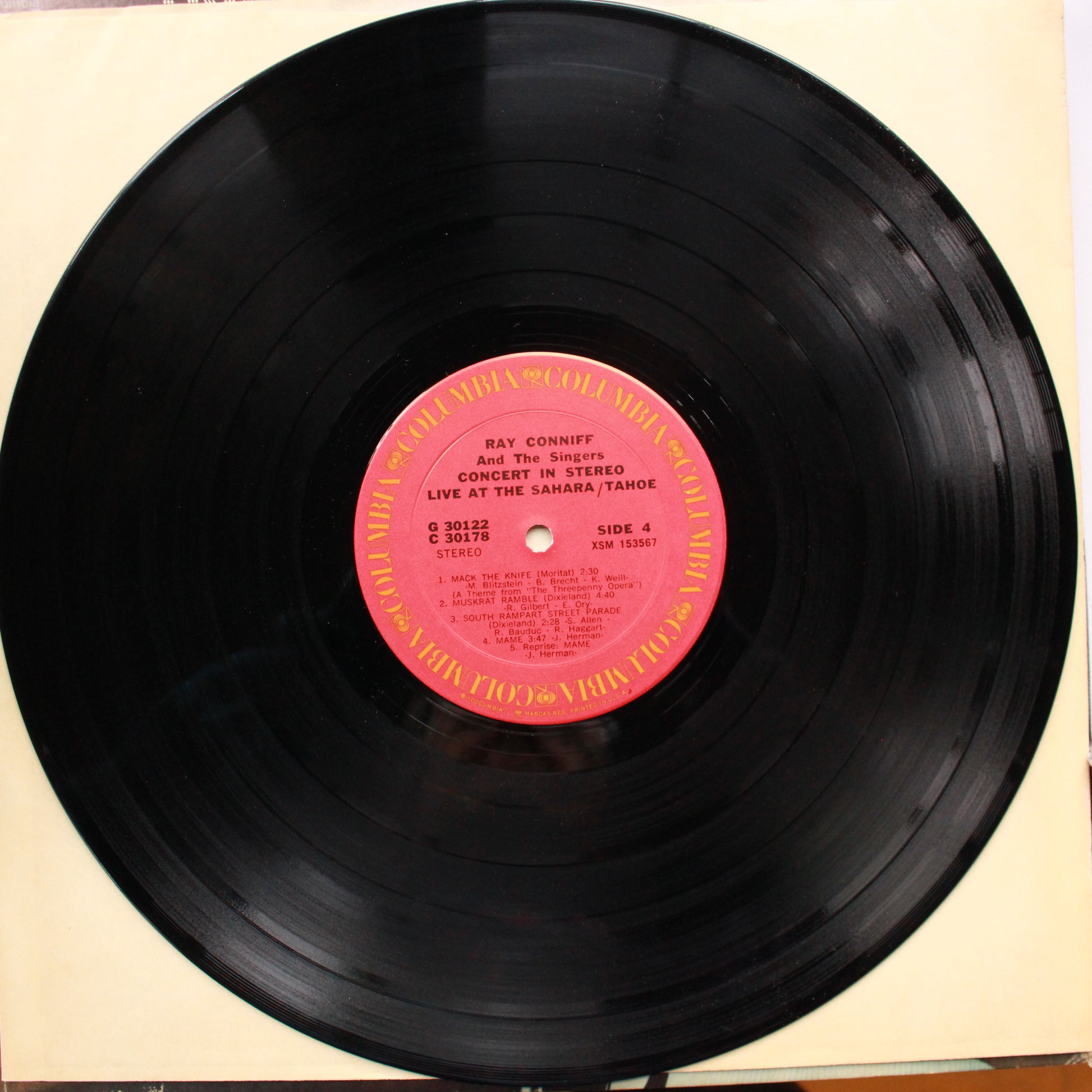 Ray Conniff And The Singers : Ray Conniff's Concert In Stereo (Live At The Sahara/Tahoe) (LP,Album,Stereo)