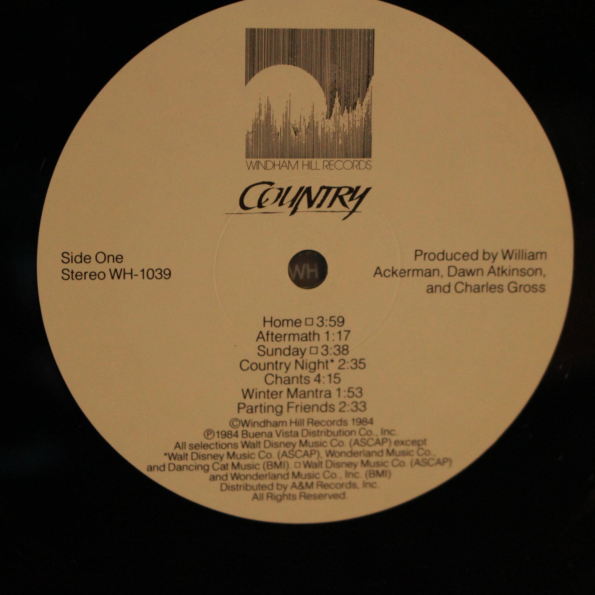 Charles Gross - Windham Hill Artists : Country (An Original Soundtrack Album) (LP,Album)
