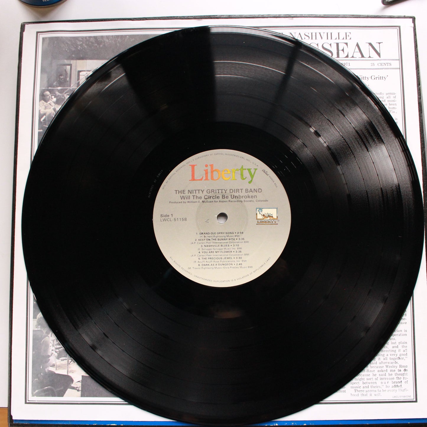 Nitty Gritty Dirt Band : Will The Circle Be Unbroken (LP,Reissue)