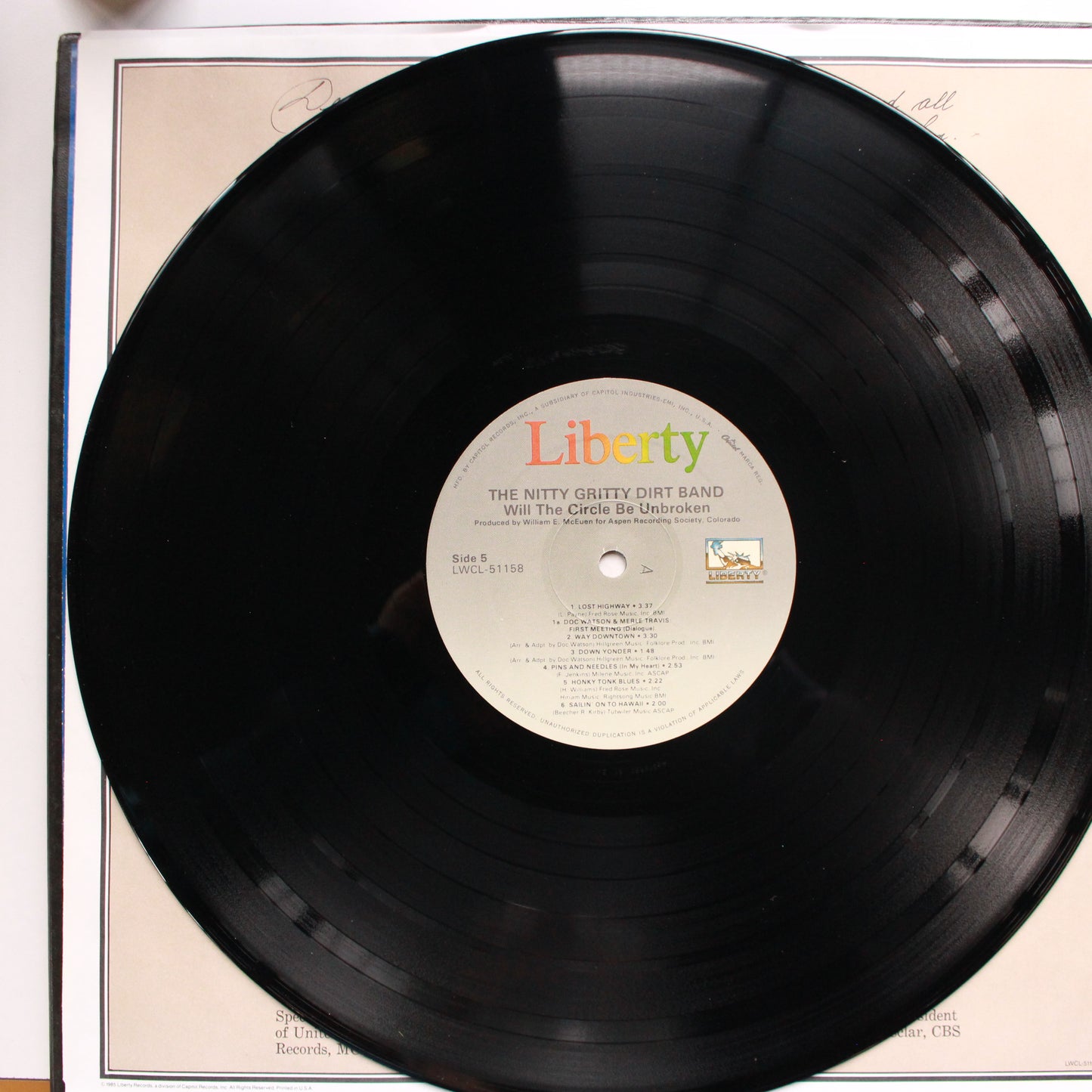 Nitty Gritty Dirt Band : Will The Circle Be Unbroken (LP,Reissue)