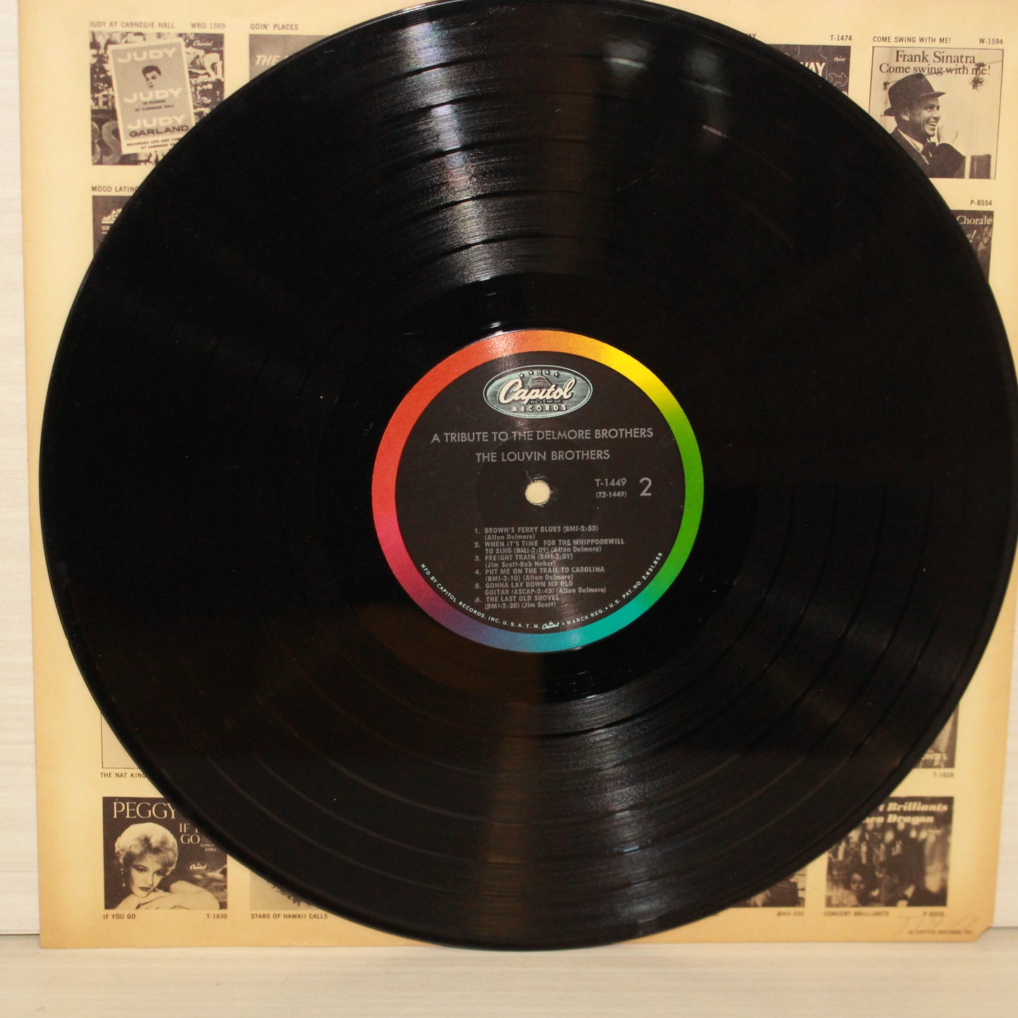 The Louvin Brothers : A Tribute To The Delmore Brothers (LP,Mono)