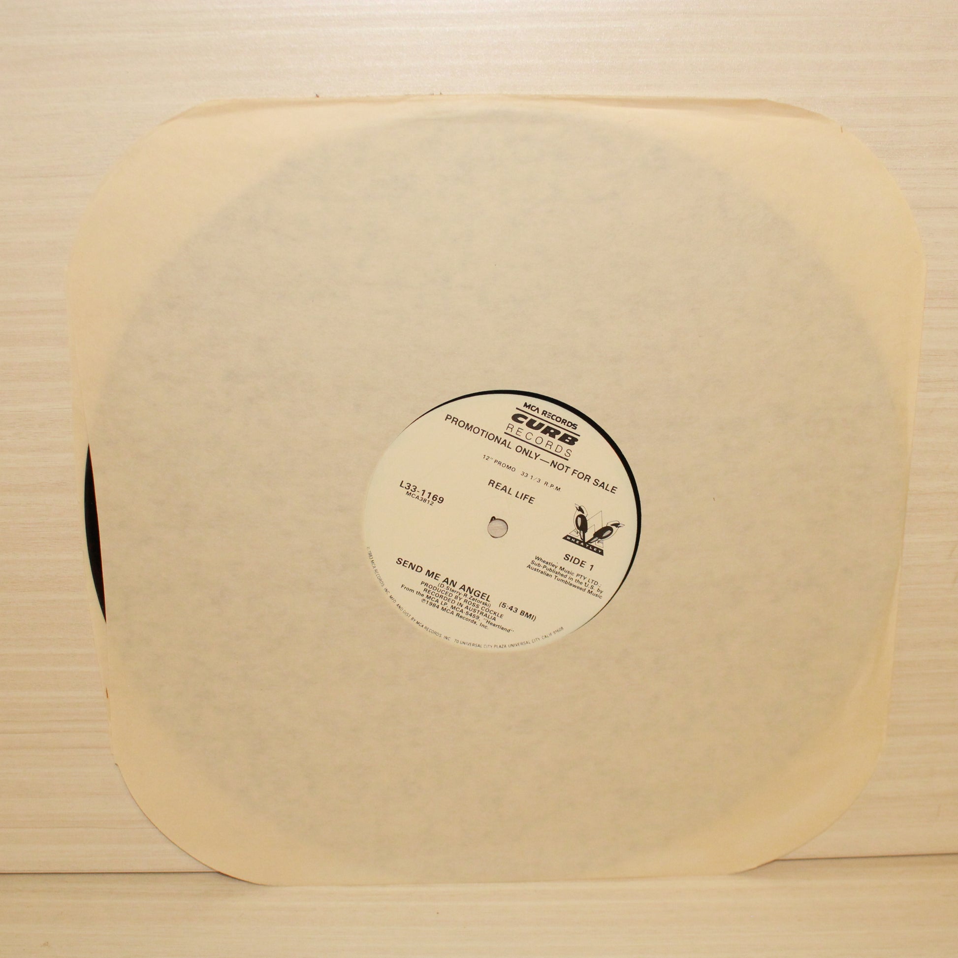 Real Life : Send Me An Angel / Catch Me I'm Falling (12",33 ⅓ RPM,Promo)