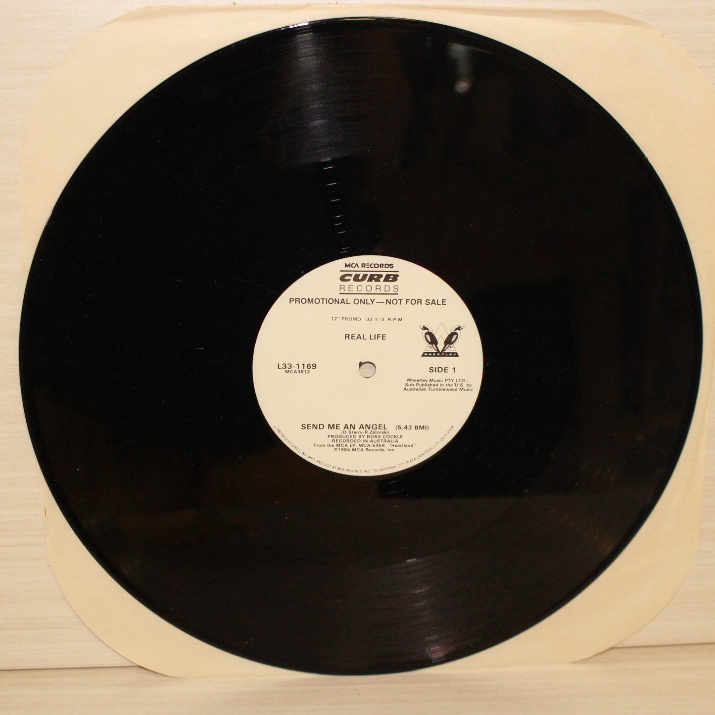 Real Life : Send Me An Angel / Catch Me I'm Falling (12",33 ⅓ RPM,Promo)