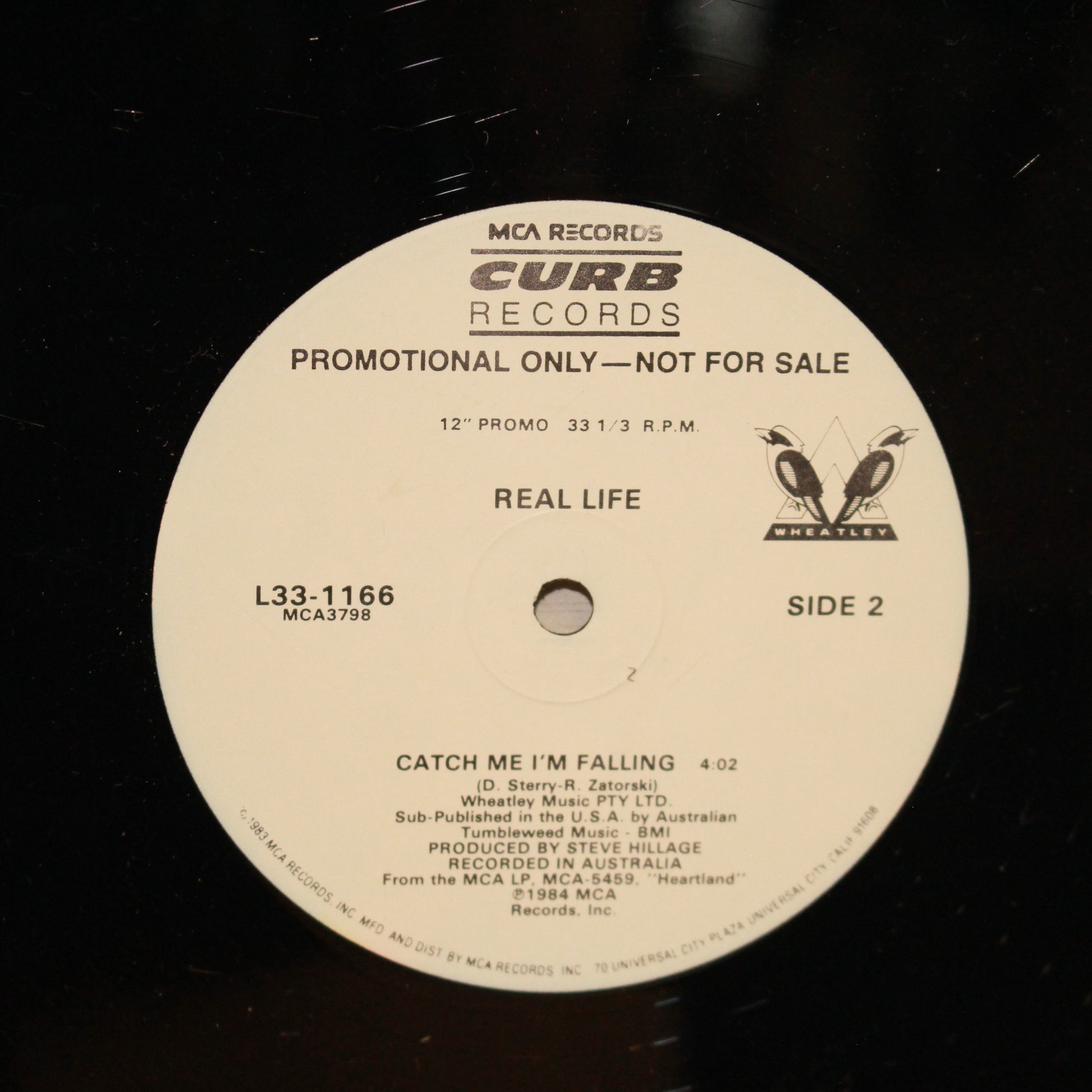 Real Life : Send Me An Angel / Catch Me I'm Falling (12",33 ⅓ RPM,Promo)