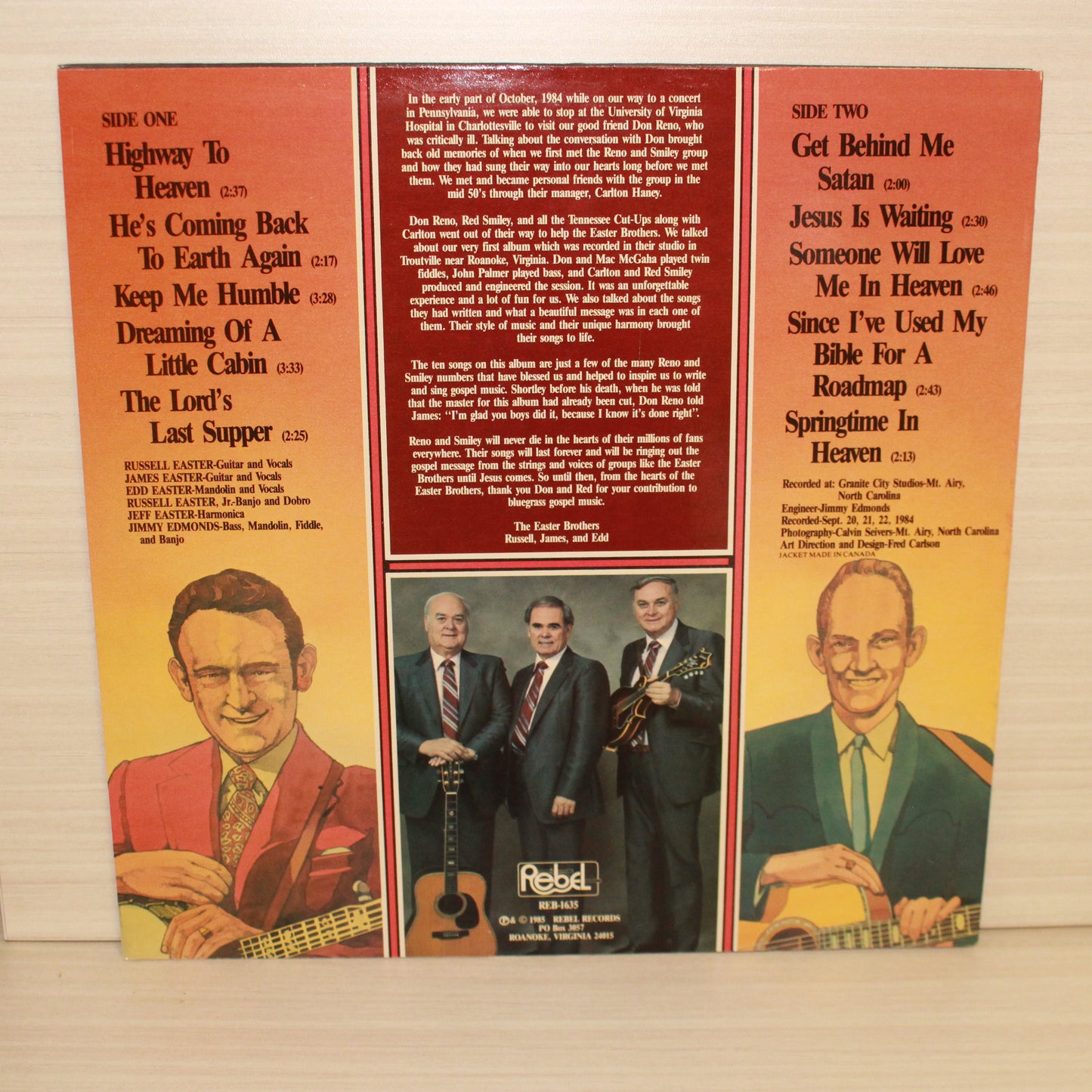 The Easter Brothers : Tribute To Reno & Smiley (LP,Album)