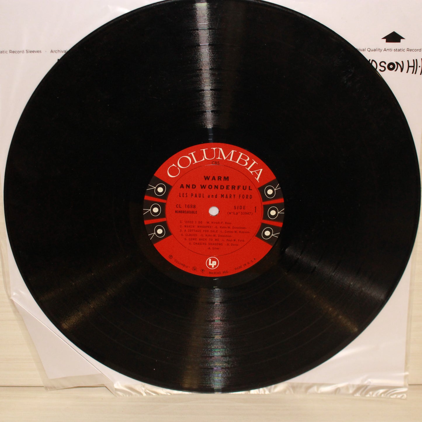 Les Paul & Mary Ford : Warm And Wonderful (LP,Album,Mono)