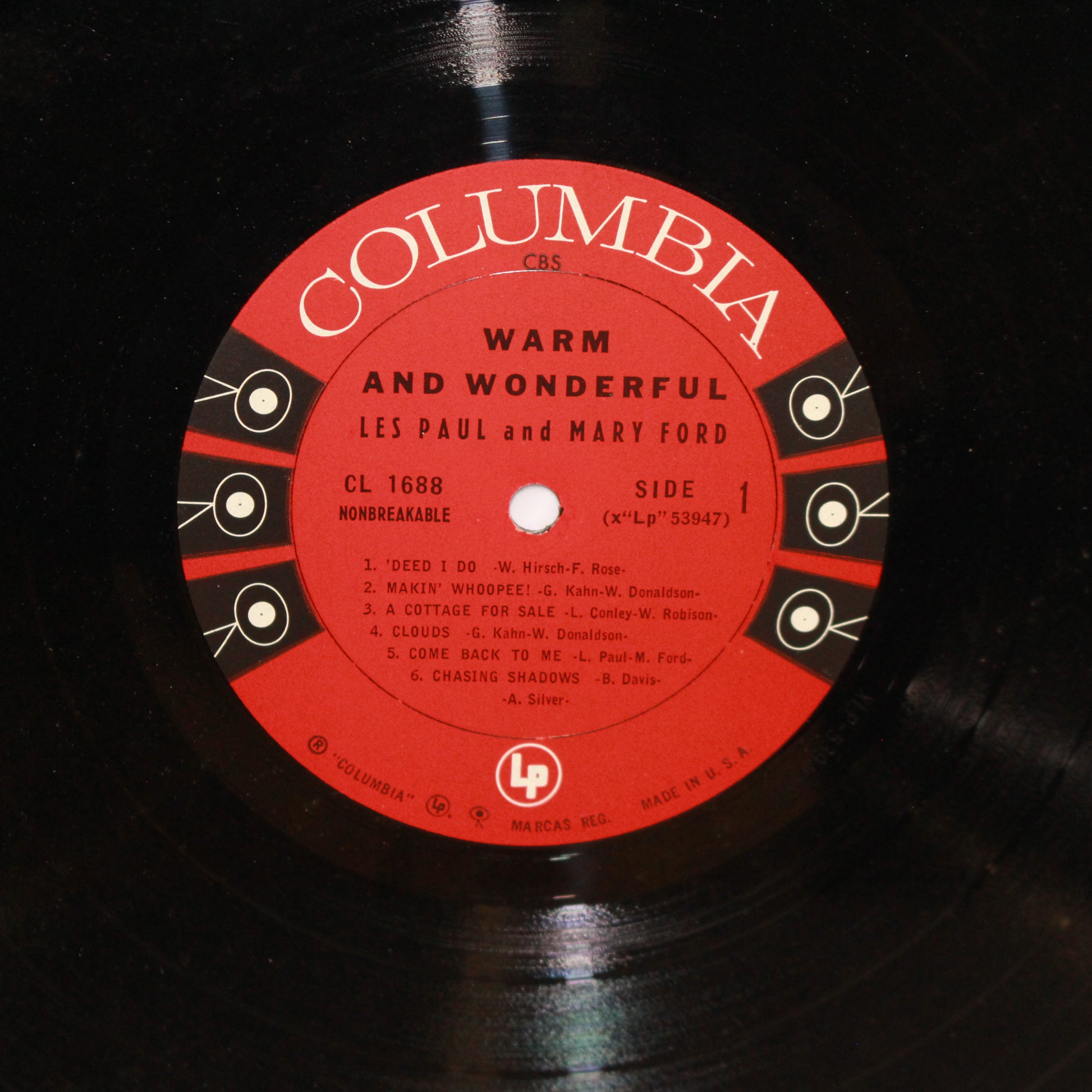 Les Paul & Mary Ford : Warm And Wonderful (LP,Album,Mono)