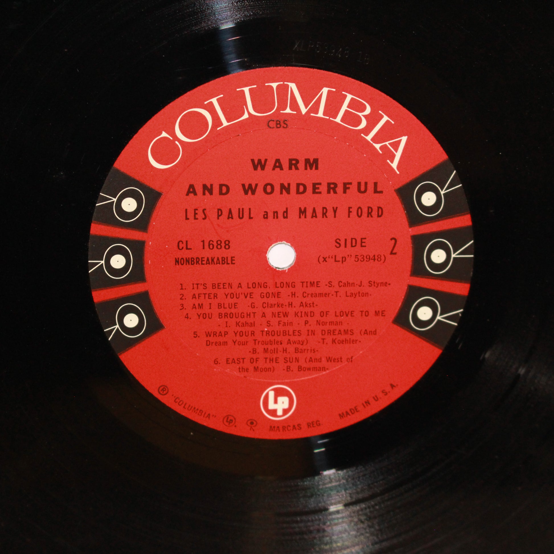 Les Paul & Mary Ford : Warm And Wonderful (LP,Album,Mono)