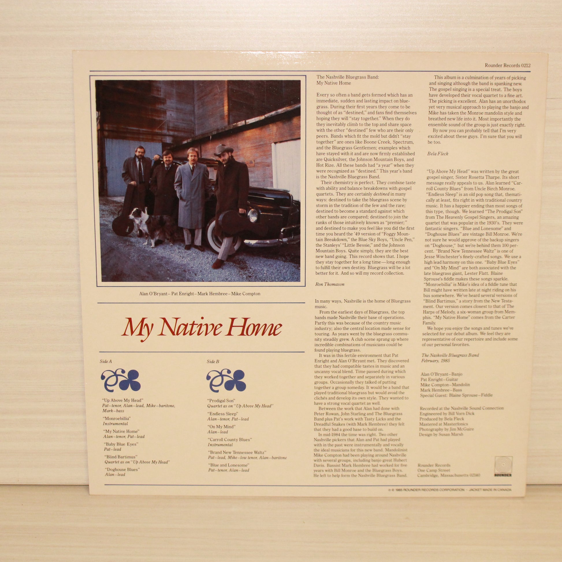 The Nashville Bluegrass Band : My Native Home (LP,Album)