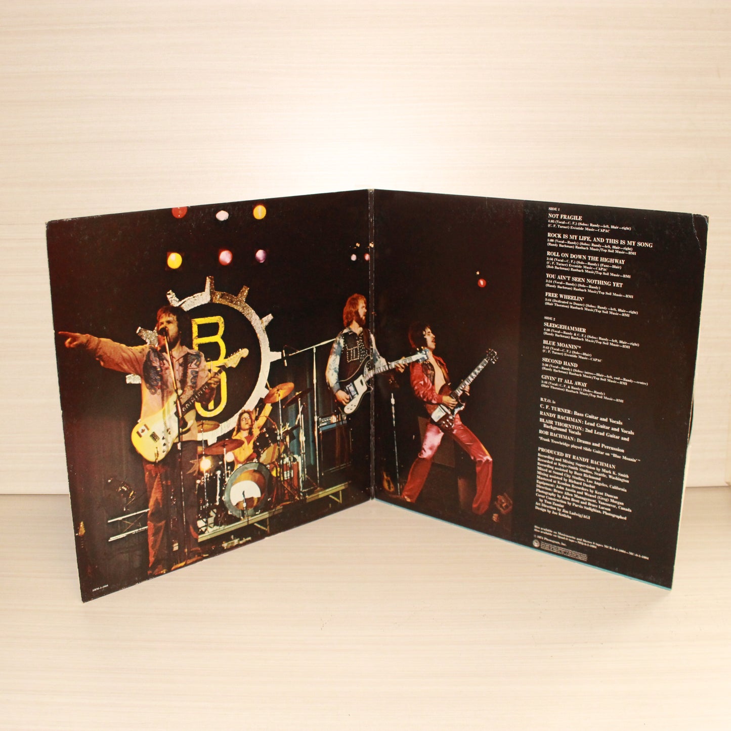 Bachman-Turner Overdrive : Not Fragile (LP,Album,Stereo)