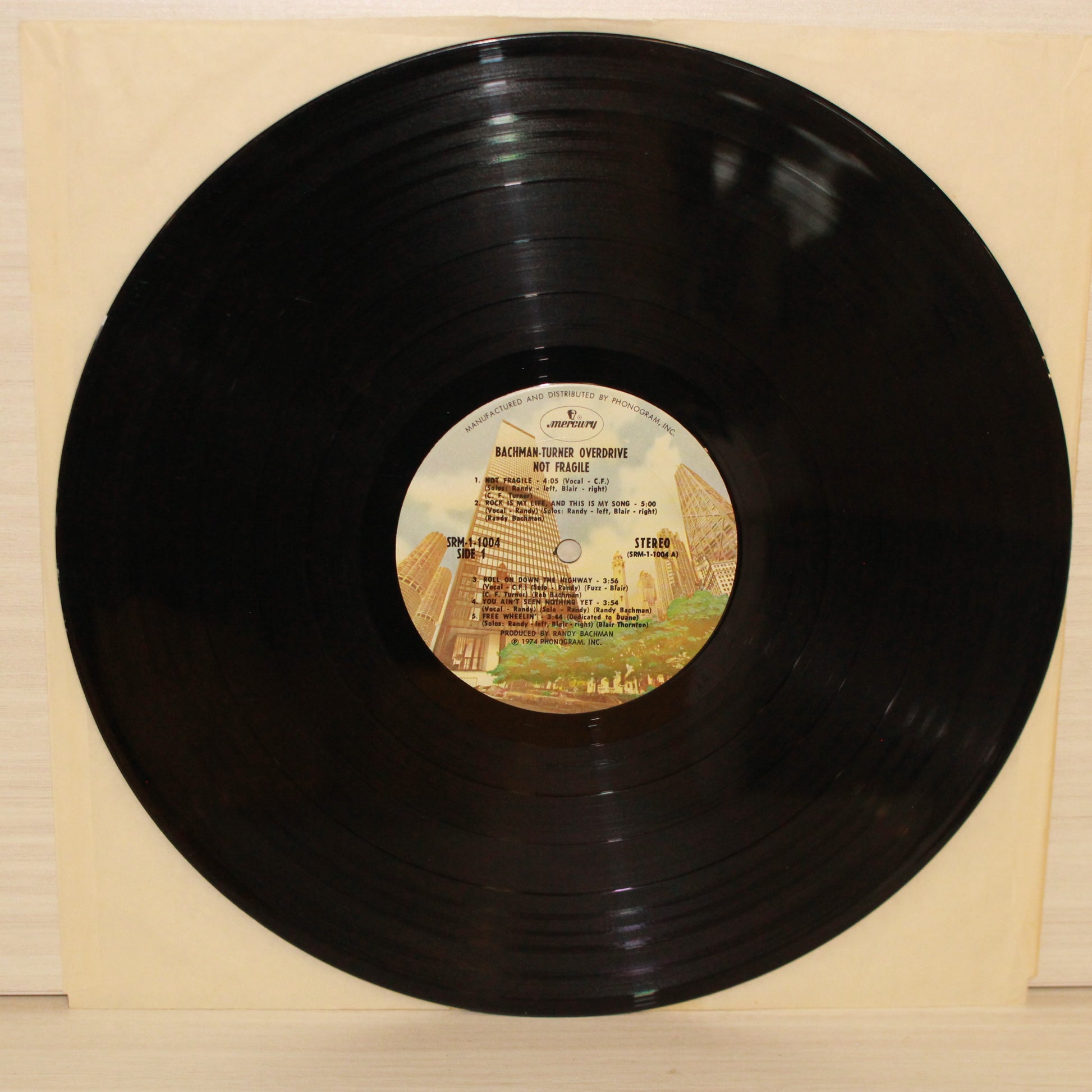 Bachman-Turner Overdrive : Not Fragile (LP,Album,Stereo)