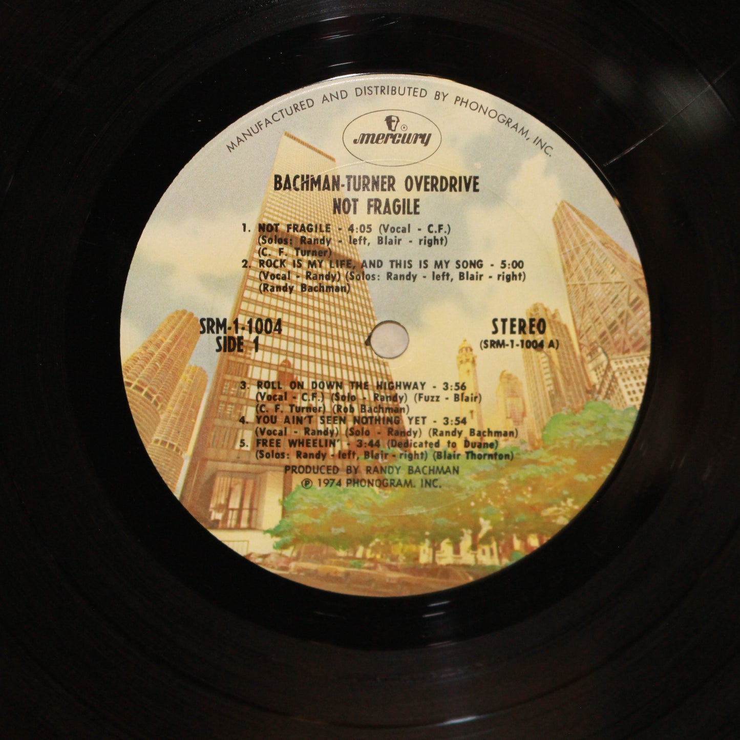 Bachman-Turner Overdrive : Not Fragile (LP,Album,Stereo)
