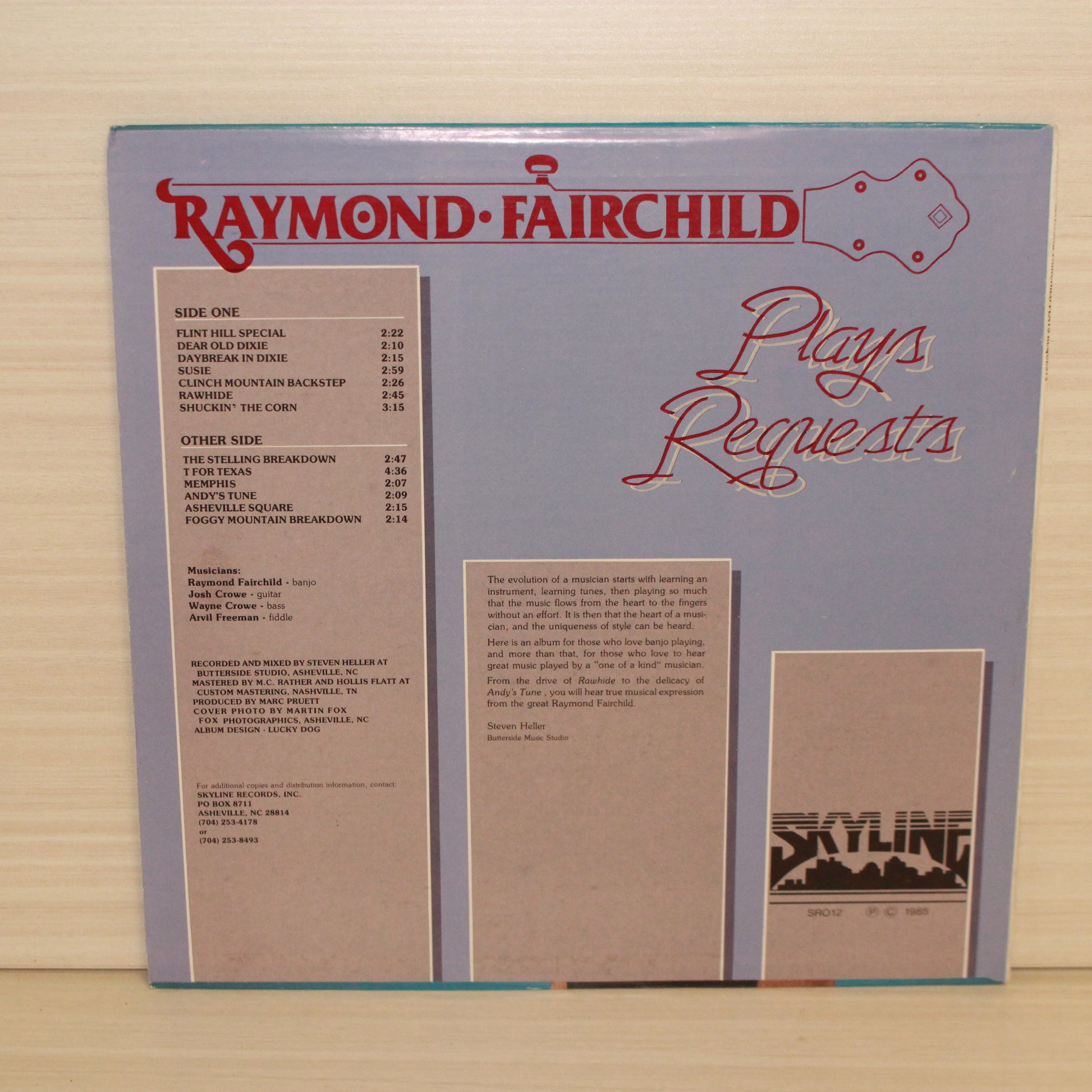 Raymond Fairchild : Plays Requests (LP,Album)