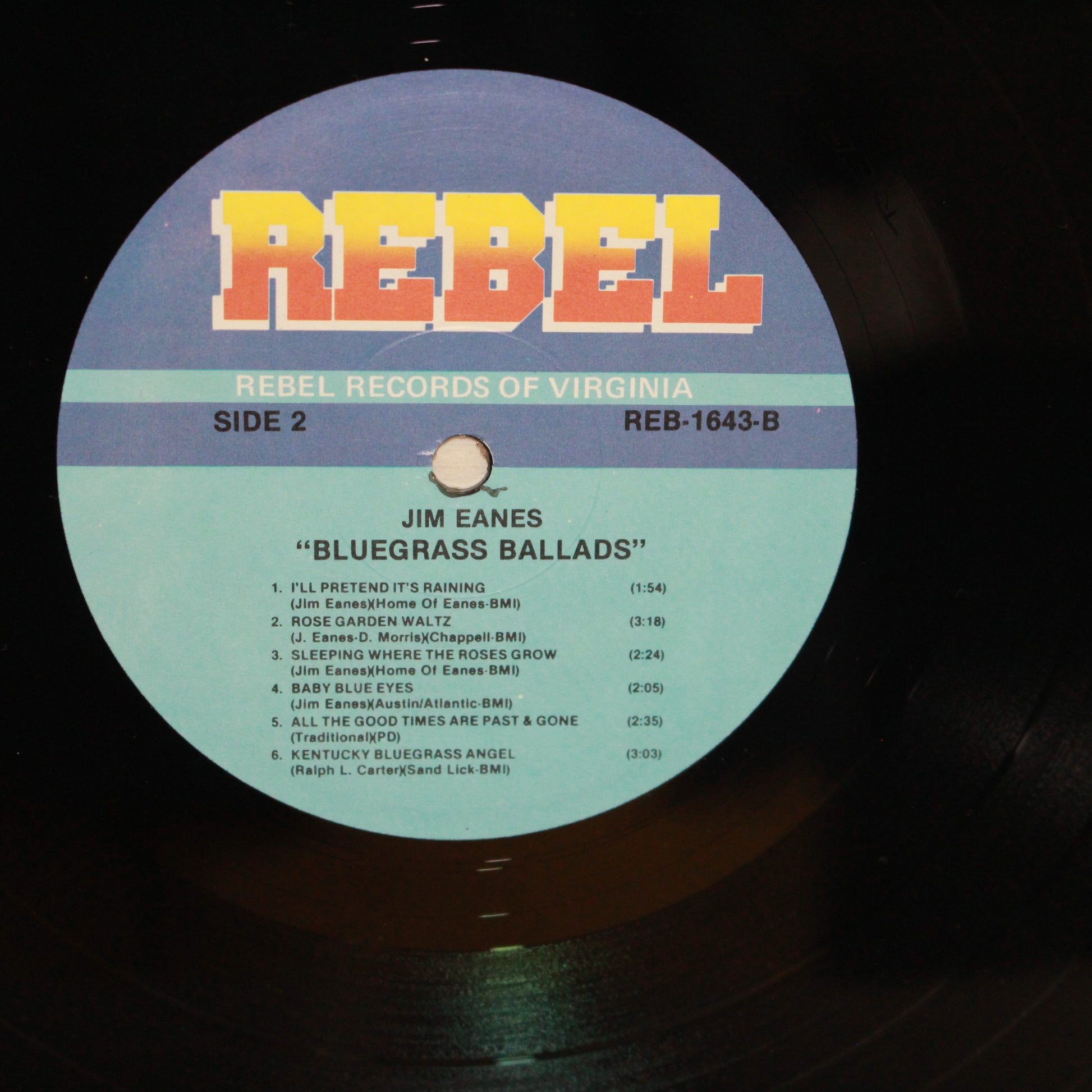 Jim Eanes : Bluegrass Ballads (LP,Compilation)
