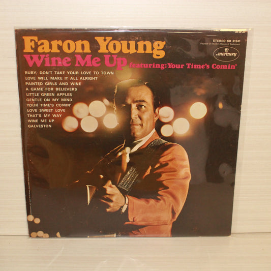 Faron Young : Wine Me Up (LP,Album,Stereo)