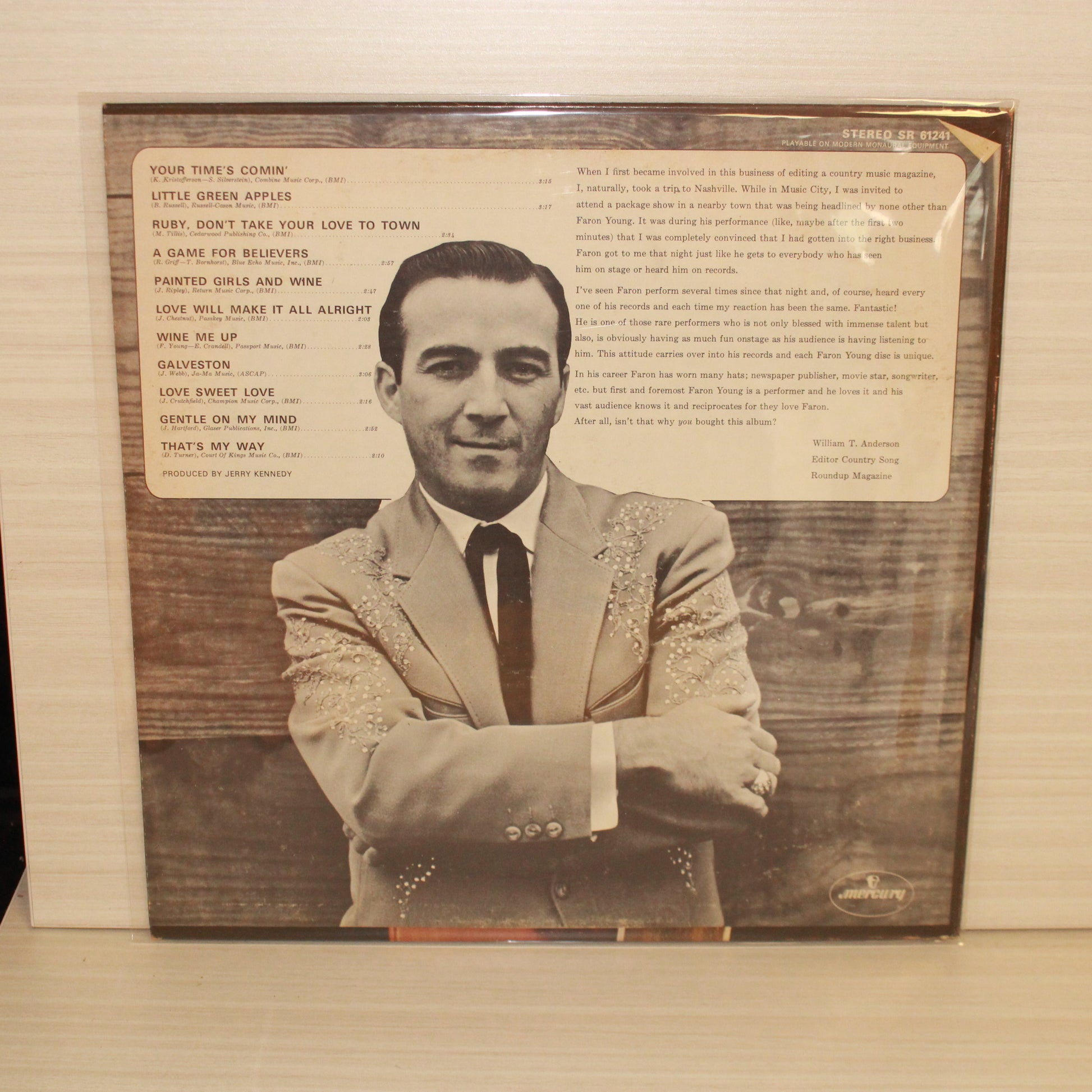 Faron Young : Wine Me Up (LP,Album,Stereo)