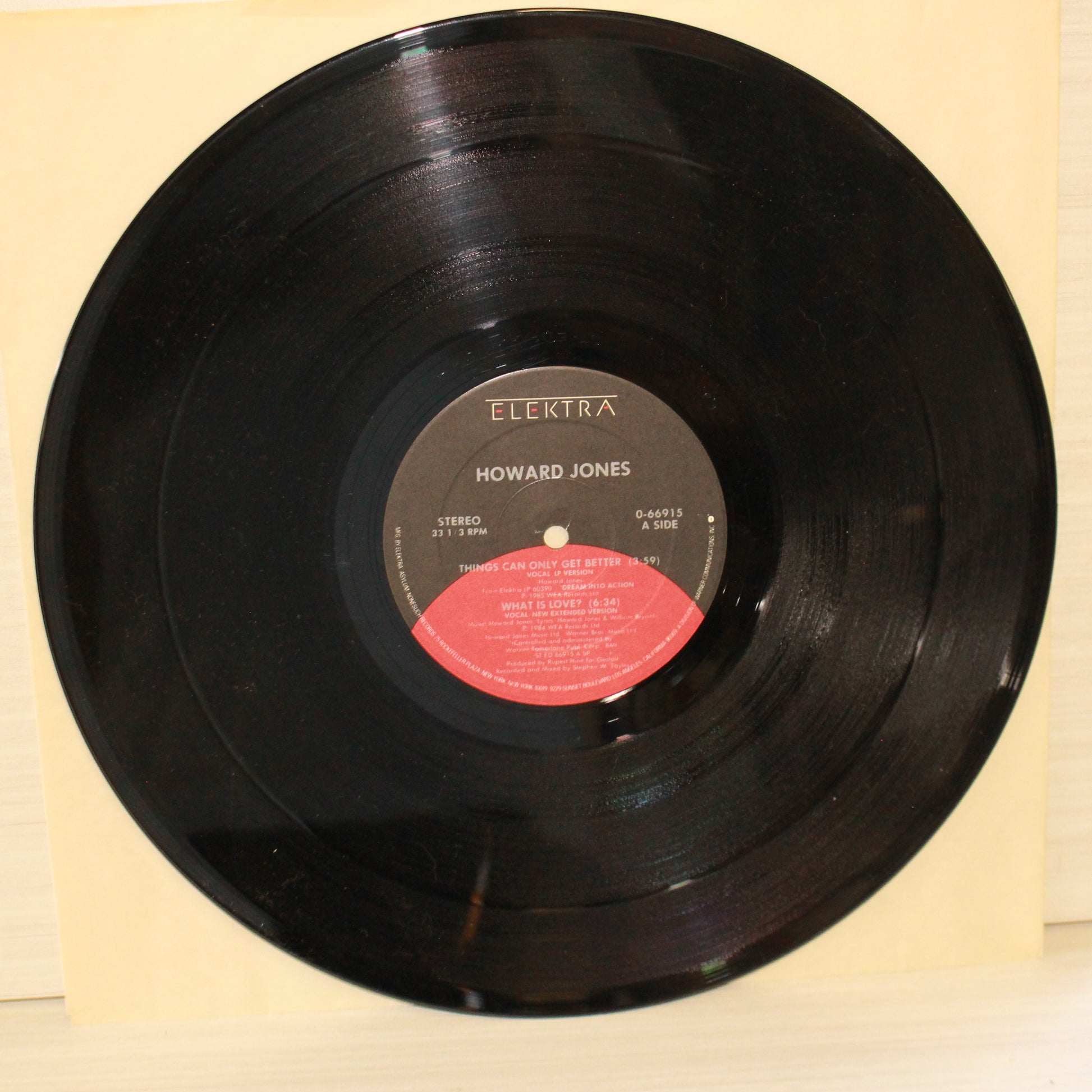 Howard Jones : Things Can Only Get Better (12",33 ⅓ RPM)
