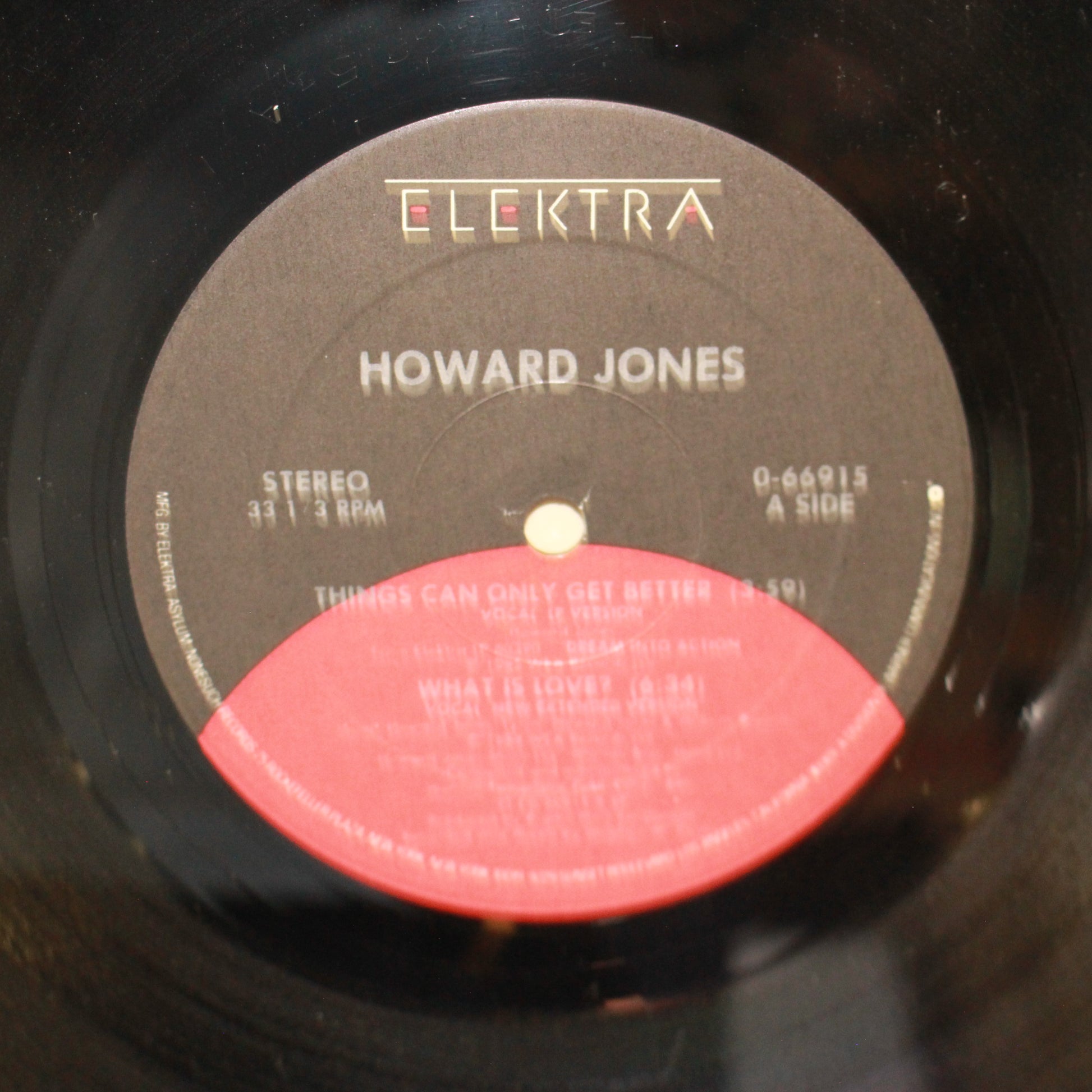 Howard Jones : Things Can Only Get Better (12",33 ⅓ RPM)